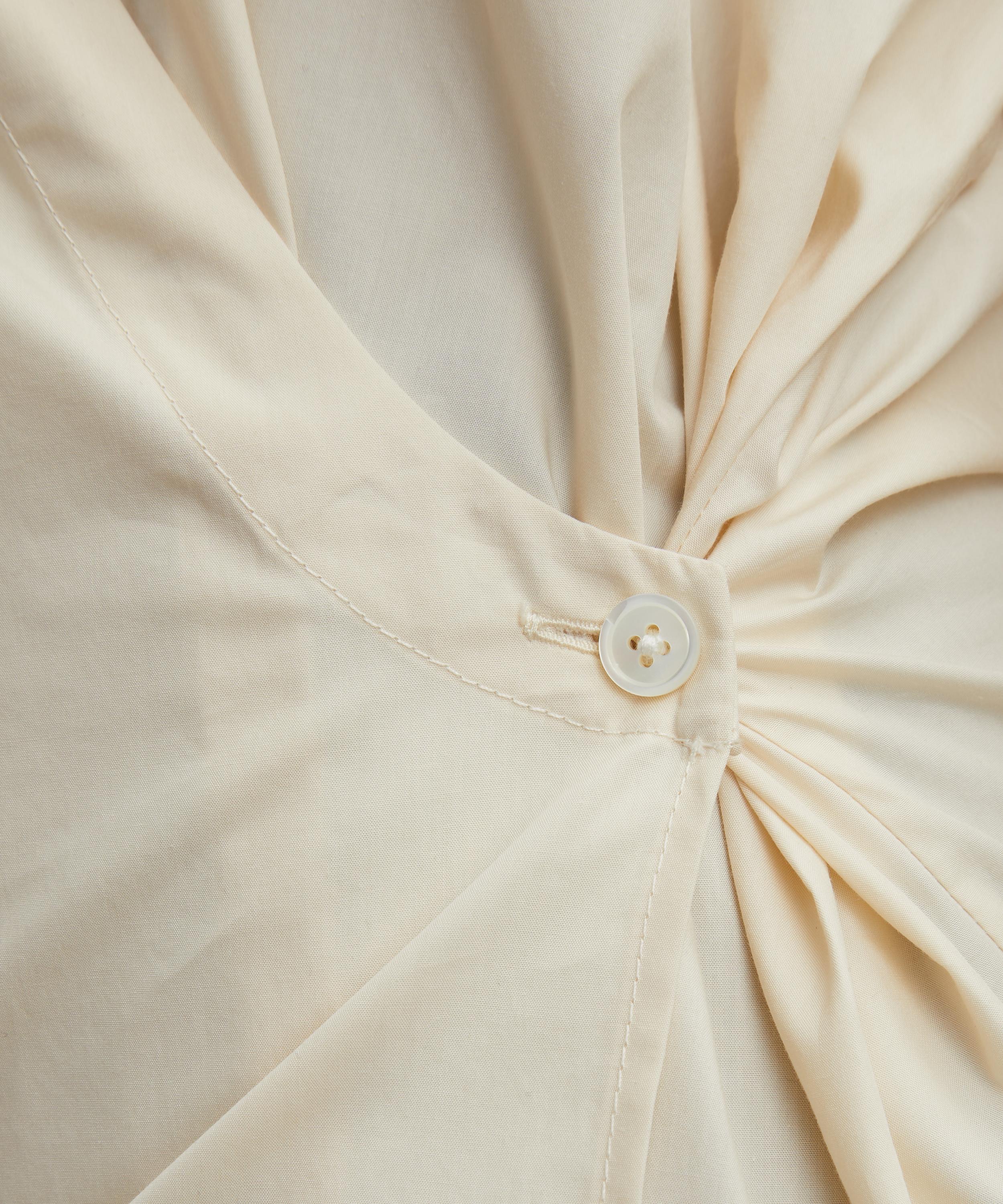 Lemaire - Silk Straight Collar Twisted Shirt image number 4
