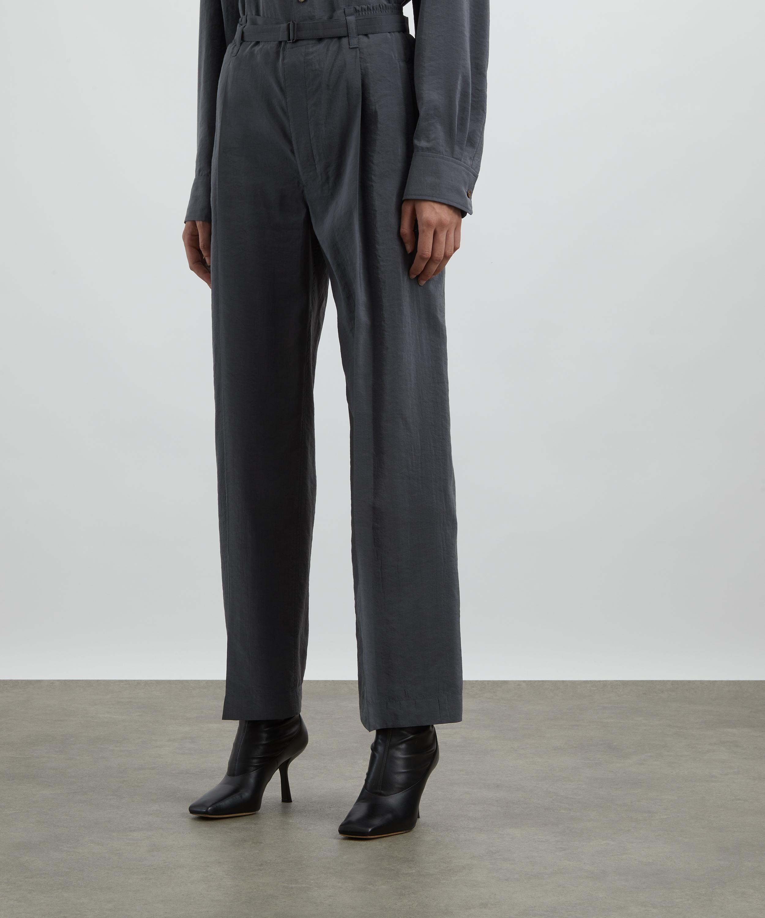 Lemaire - Belted Relaxed Silk Trousers image number 2