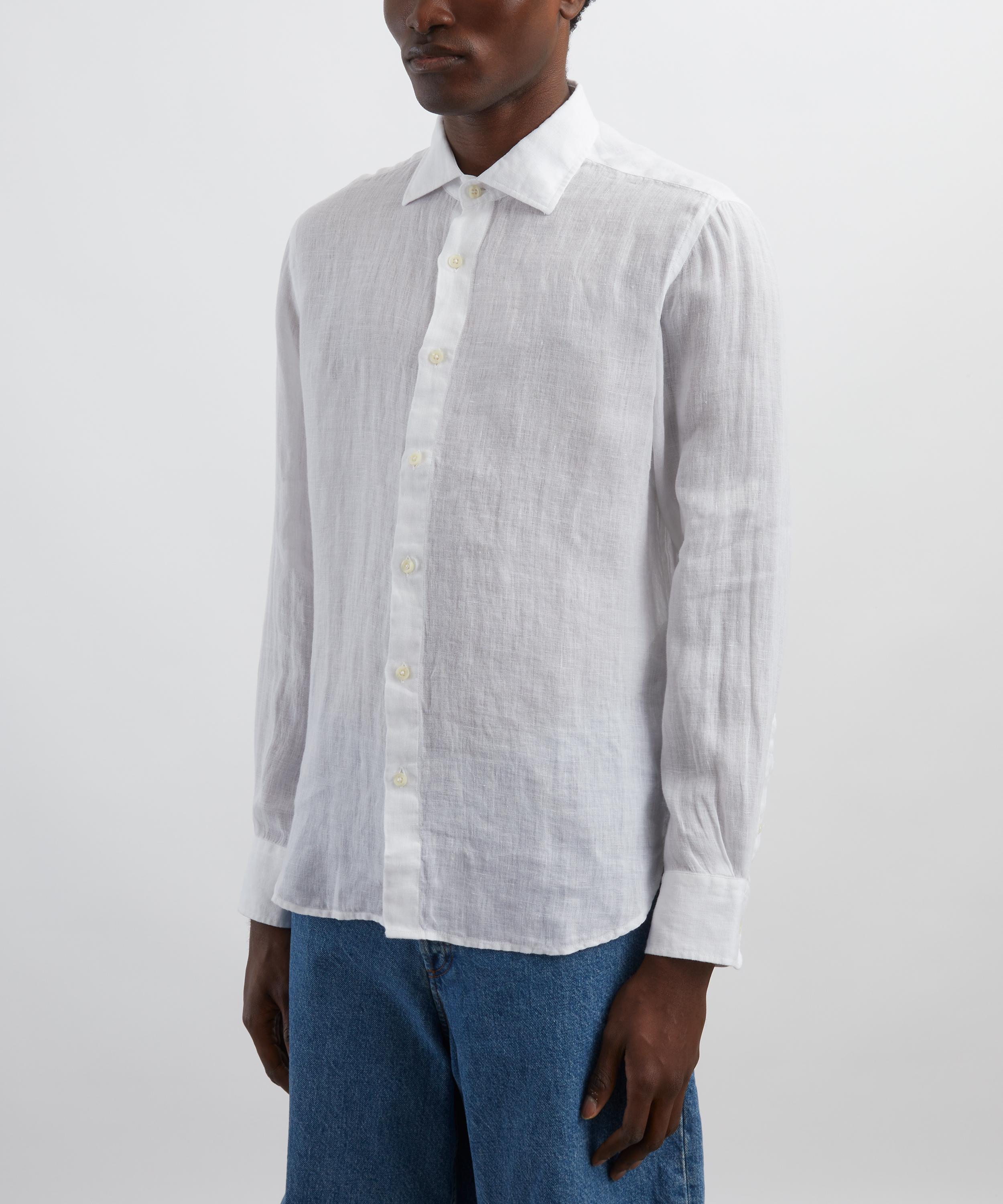 120% Lino - Slim Fit Linen Shirt image number 2