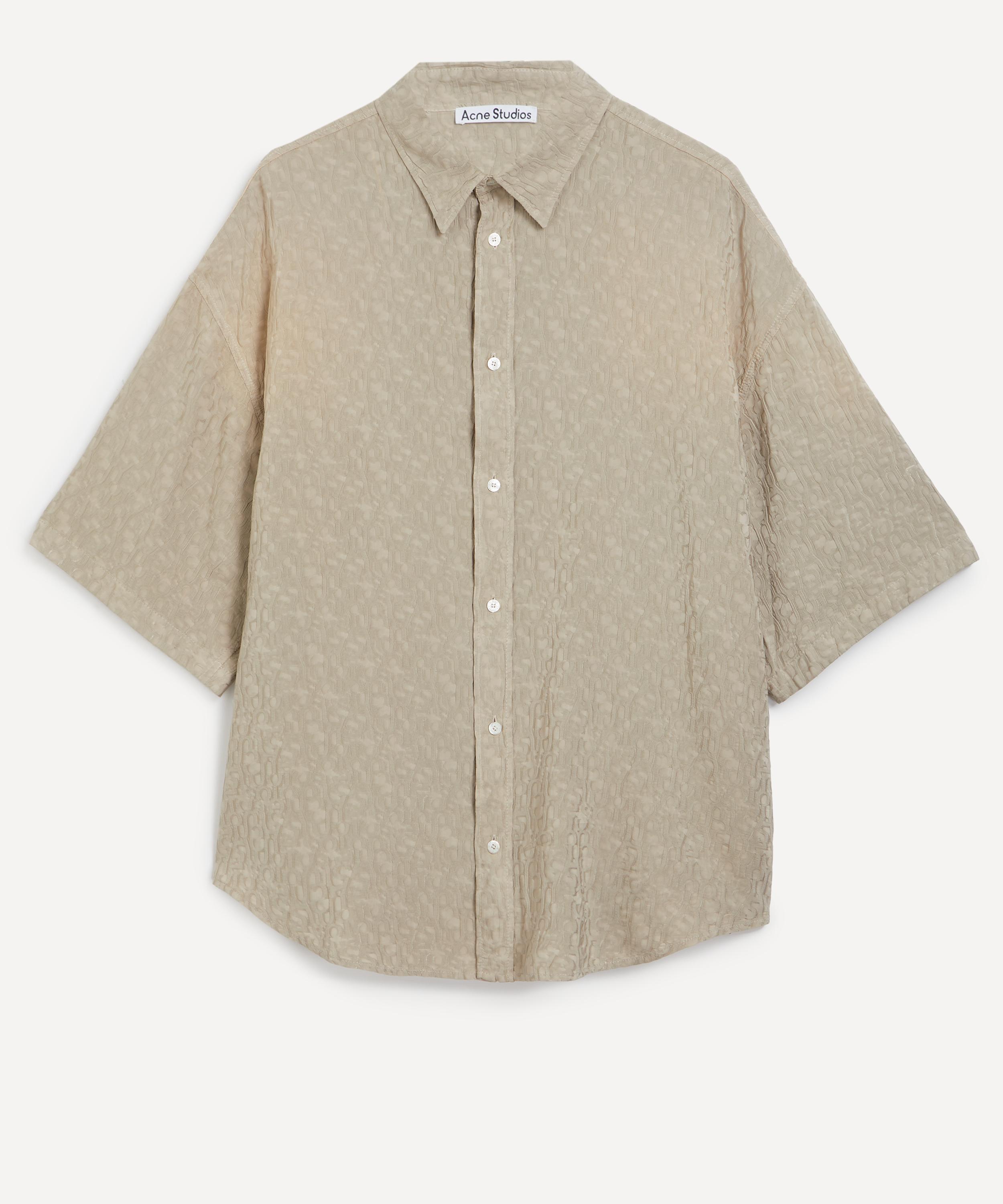 Acne Studios - Monogram Button-Up Shirt image number 0