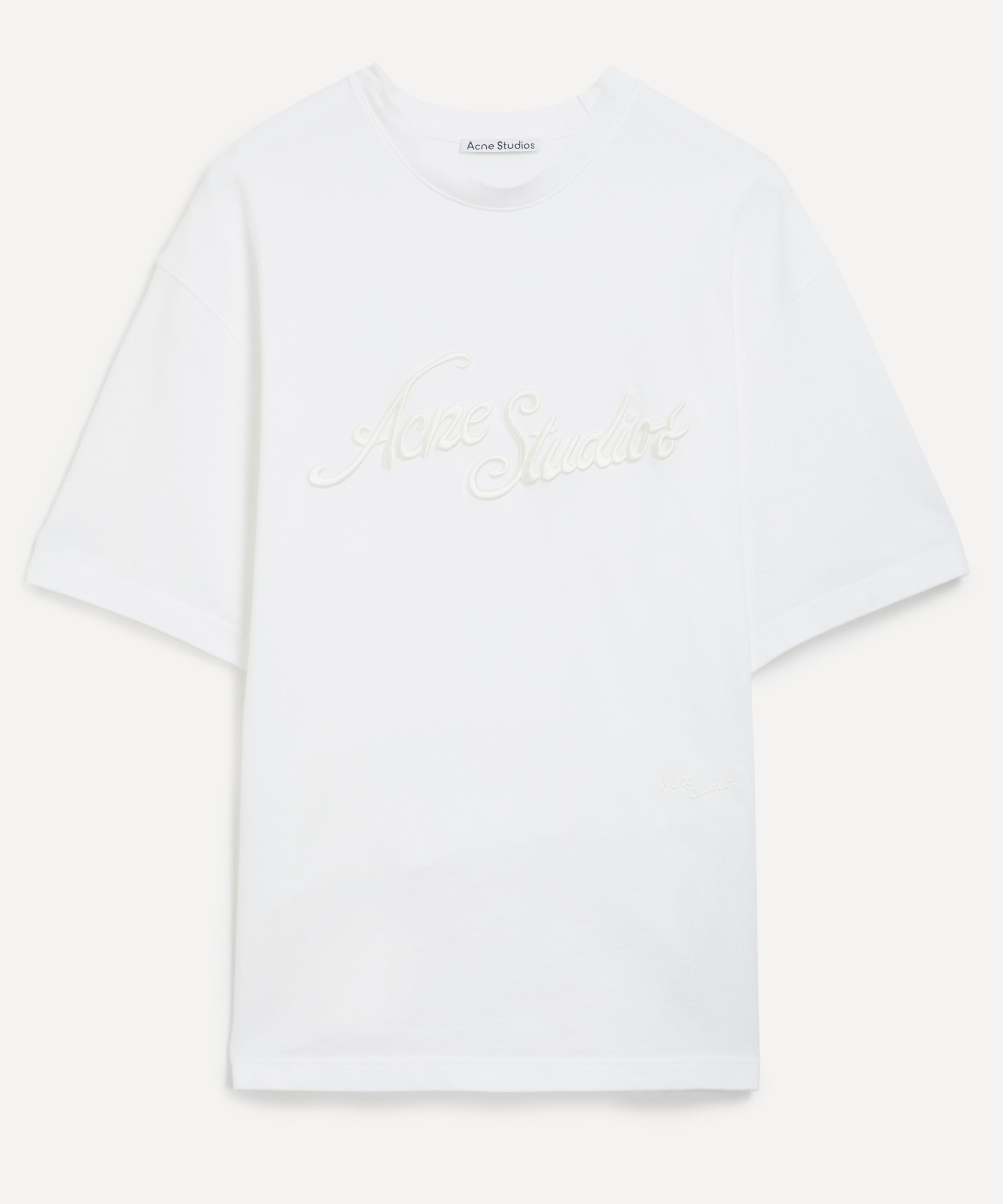 Acne Studios - Logo Embroidered T-Shirt image number 0