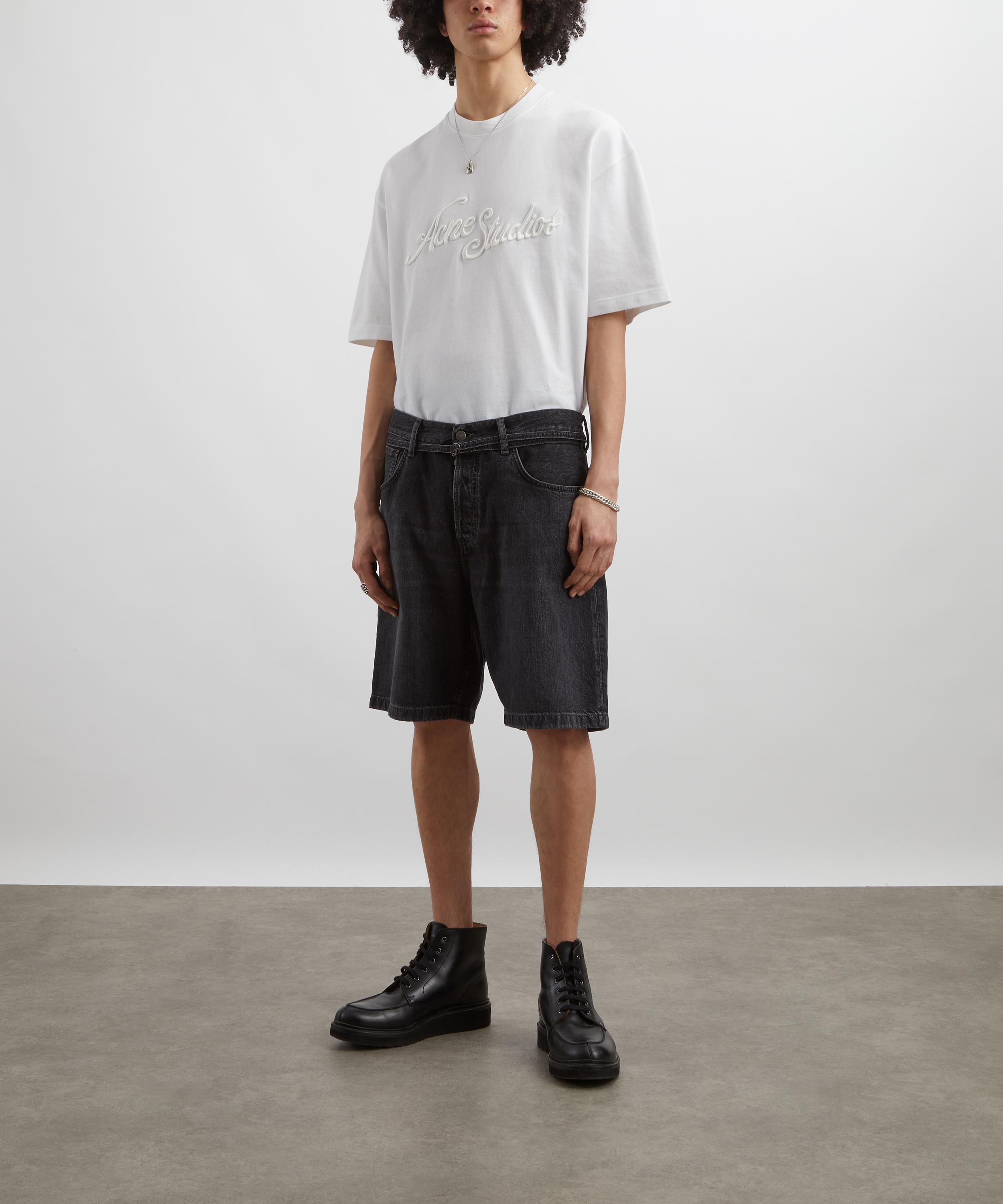 Acne Studios - Logo Embroidered T-Shirt image number 1