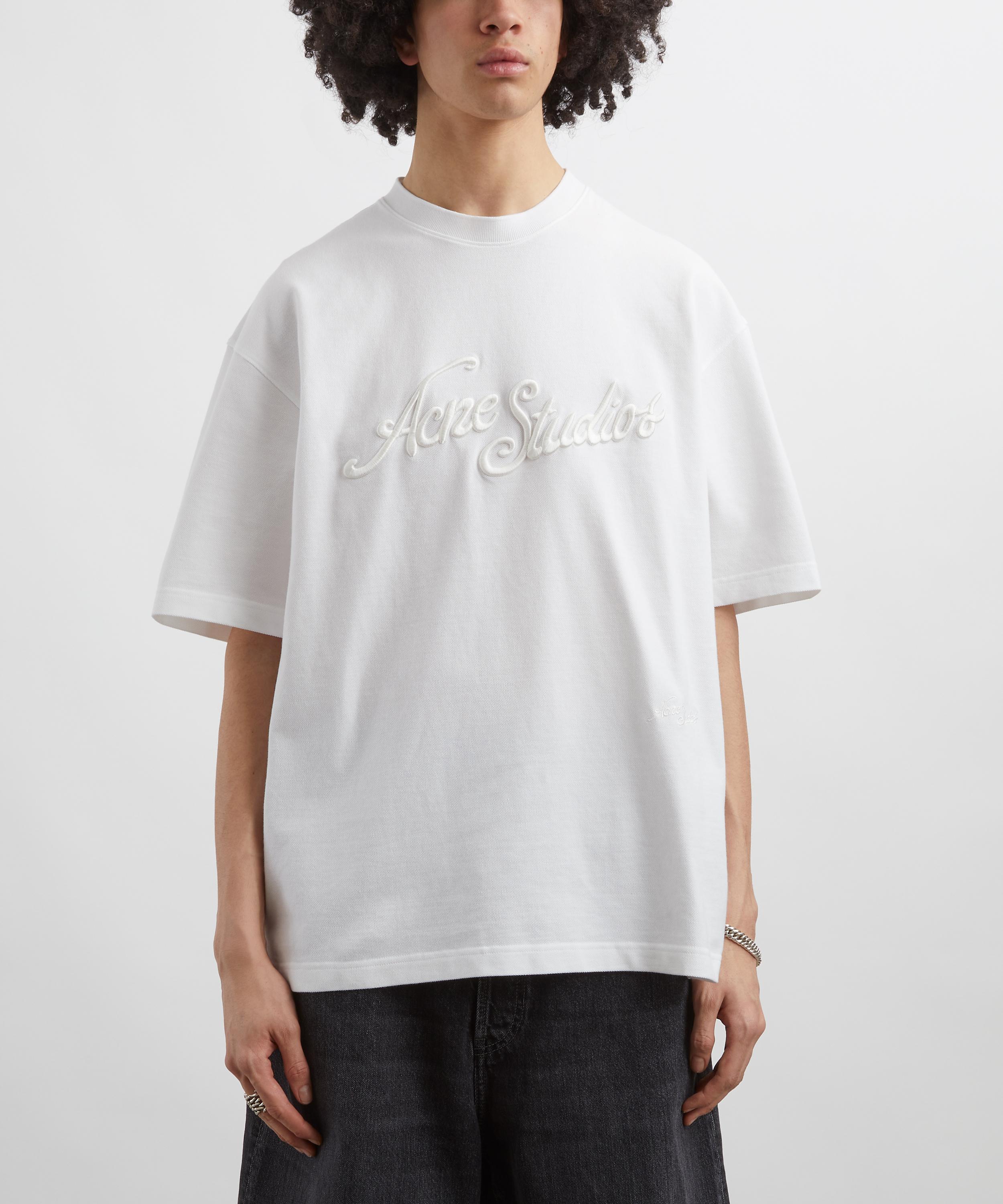 Acne Studios - Logo Embroidered T-Shirt image number 2