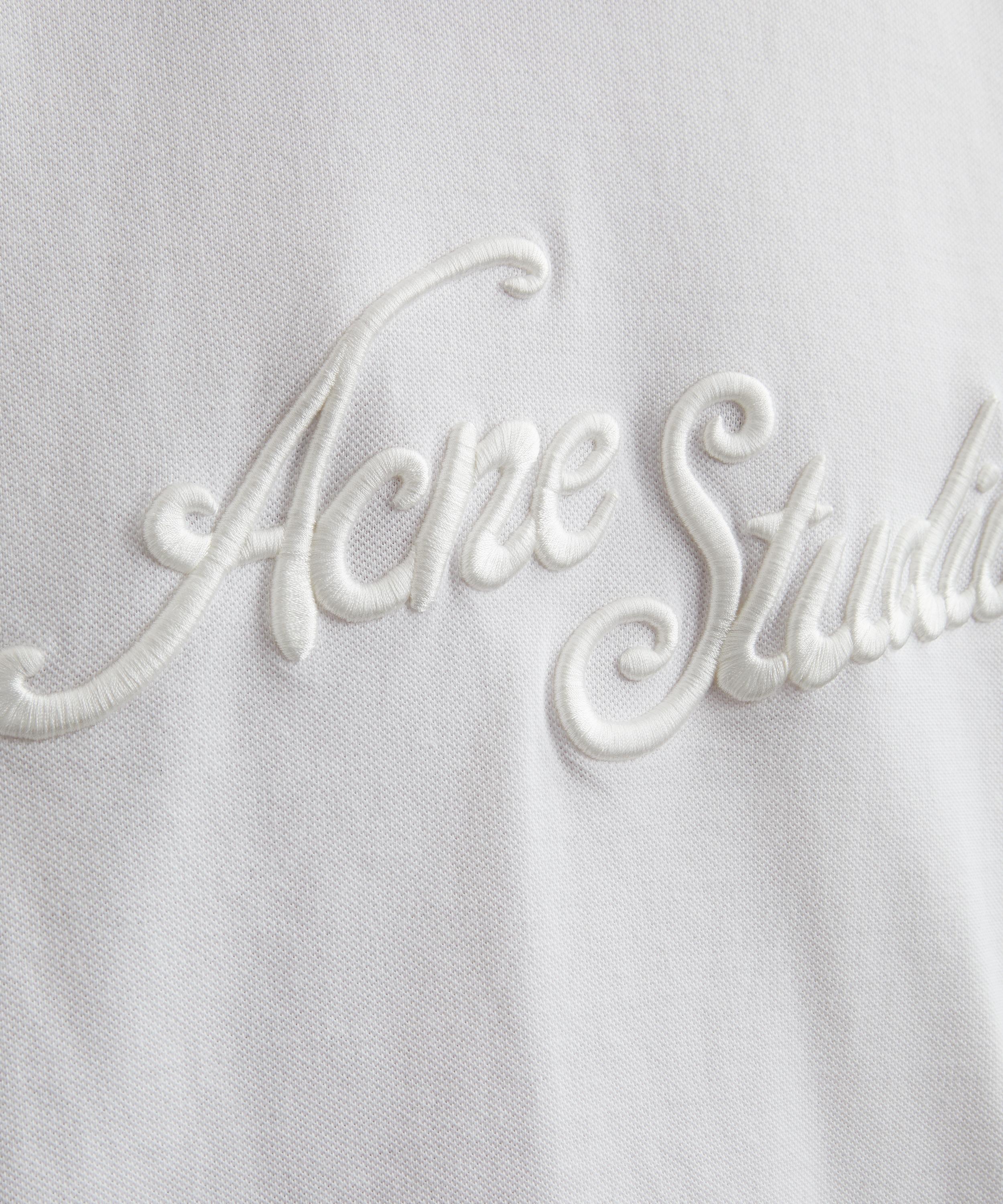 Acne Studios - Logo Embroidered T-Shirt image number 4