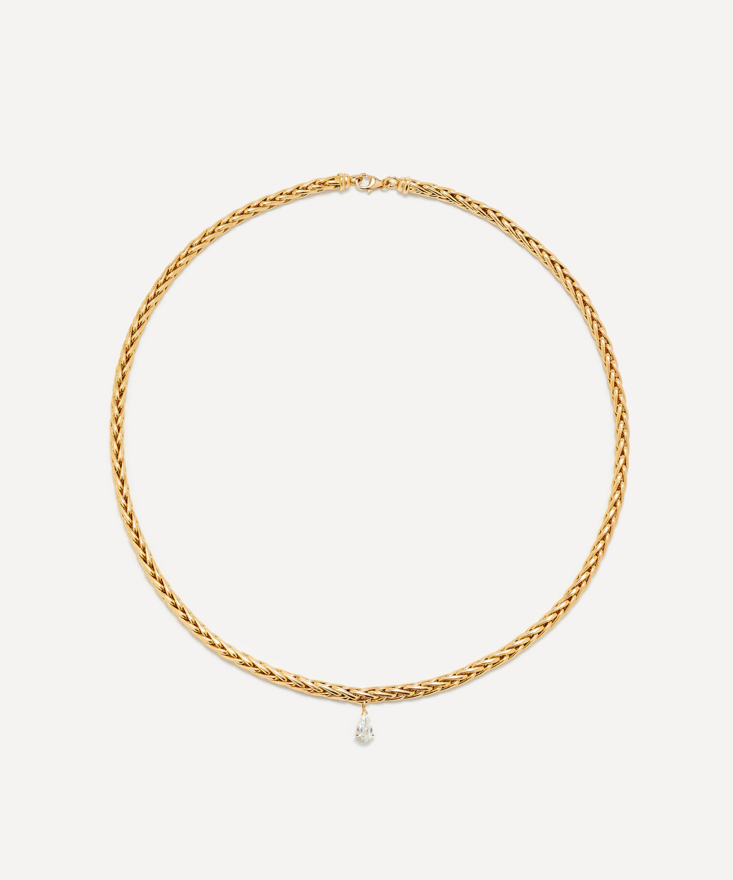 Yvonne L&eacute;on - I8ct Gold Floating Diamond Necklace image number 0