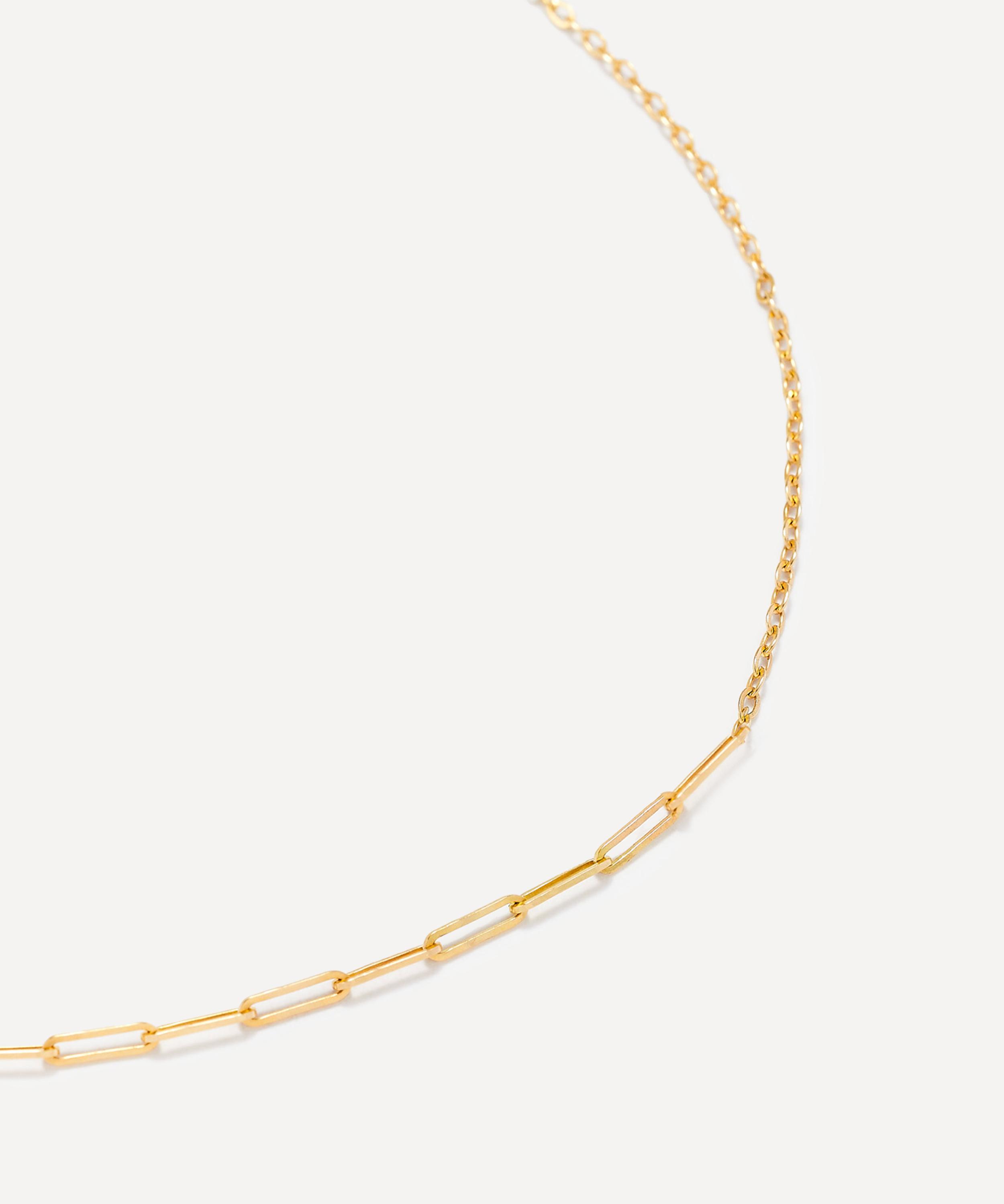 Yvonne L&eacute;on - 18ct Gold Solitaire Nu Chain Bracelet image number 2