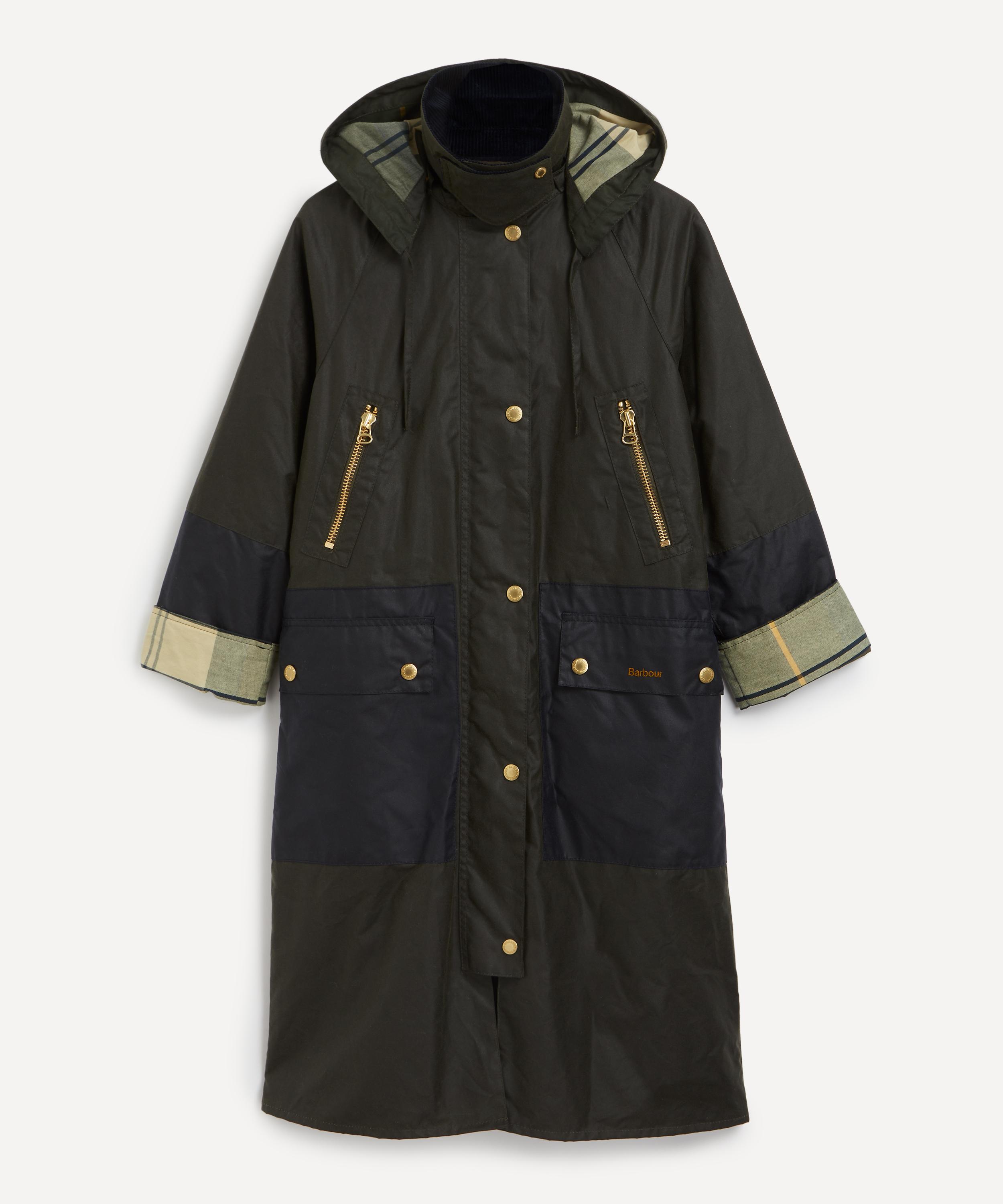 Barbour - Carolyn Archive Olive Waxed Jacket image number 0