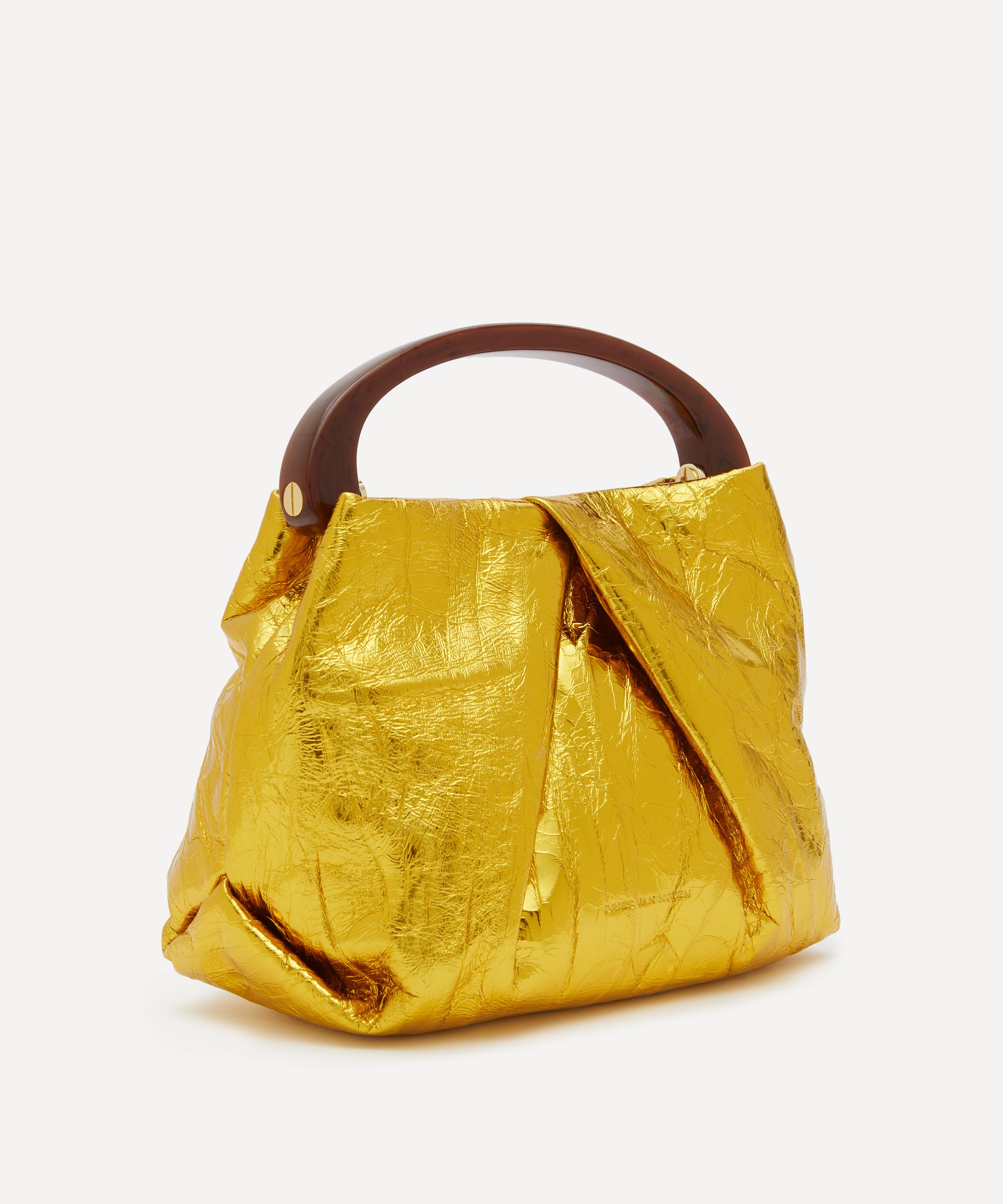 Dries Van Noten - Small Folded Leather Top Handle Bag image number 2