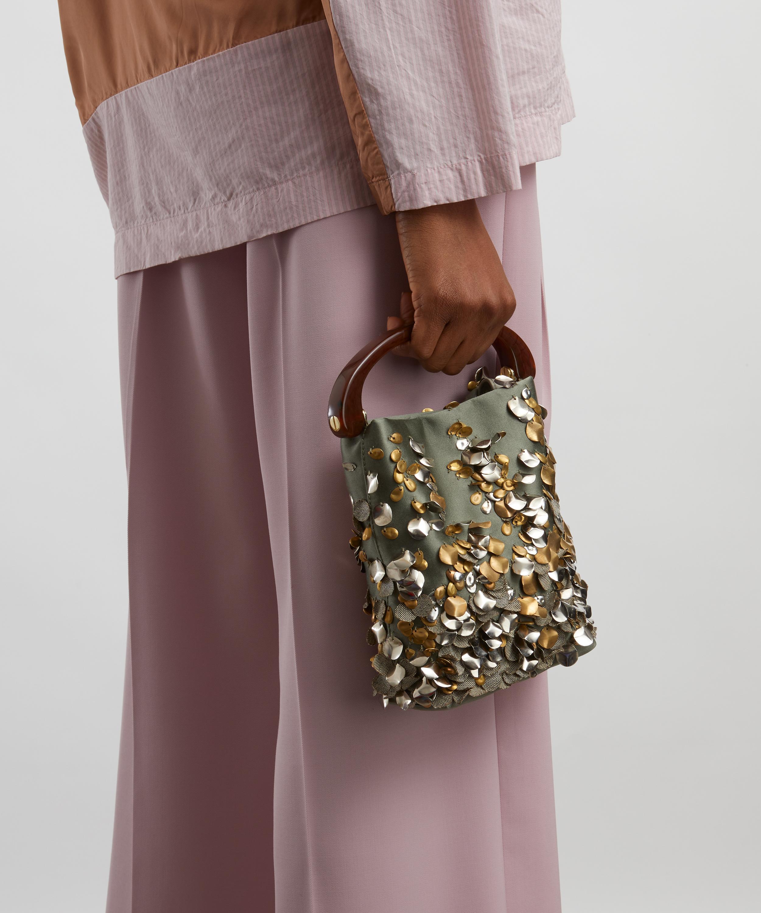 Dries Van Noten - Micro Leather Top Handle Bag image number 6