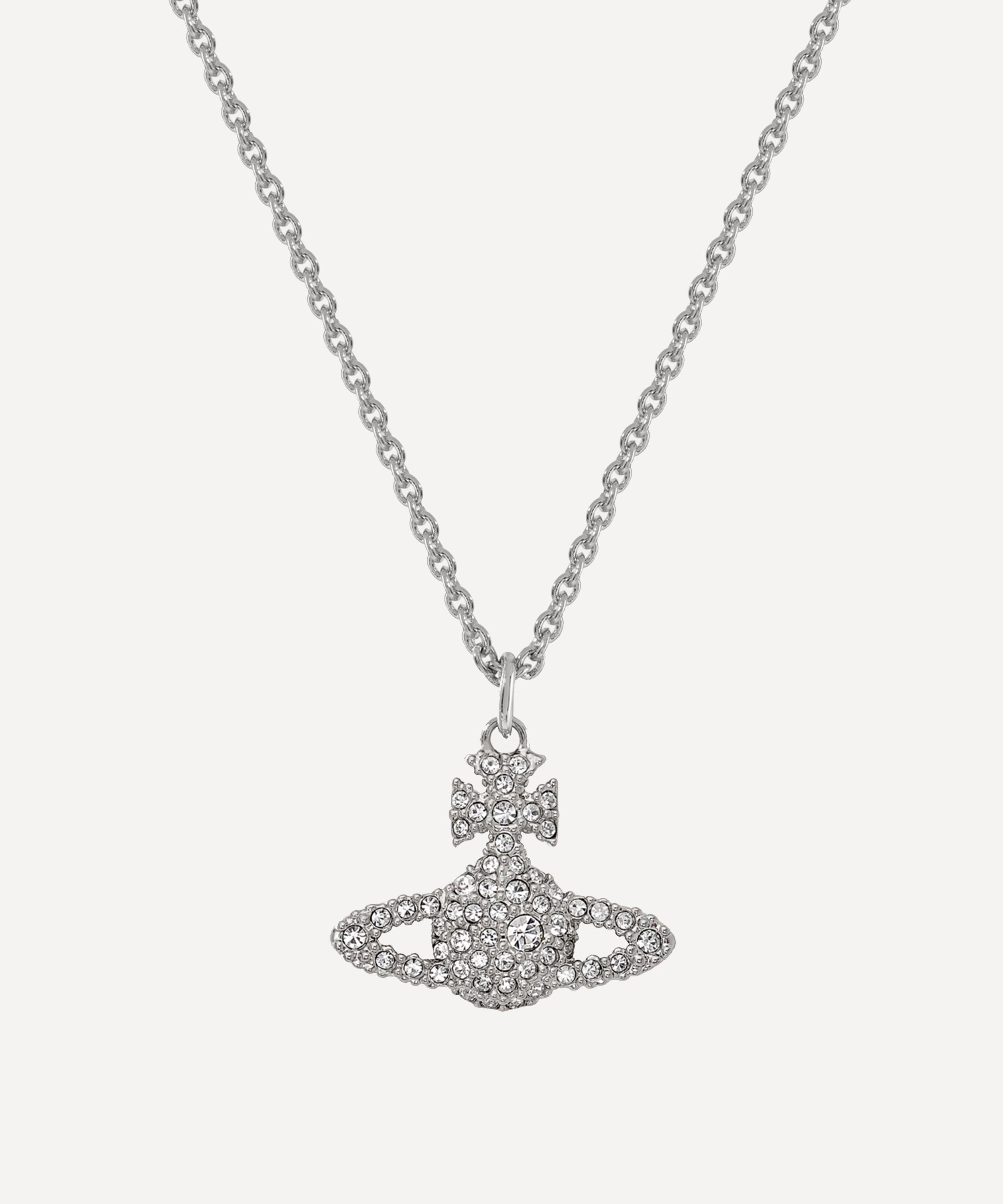 Vivienne Westwood - Silver-Tone Grace Bas Relief Pendant Necklace image number 0
