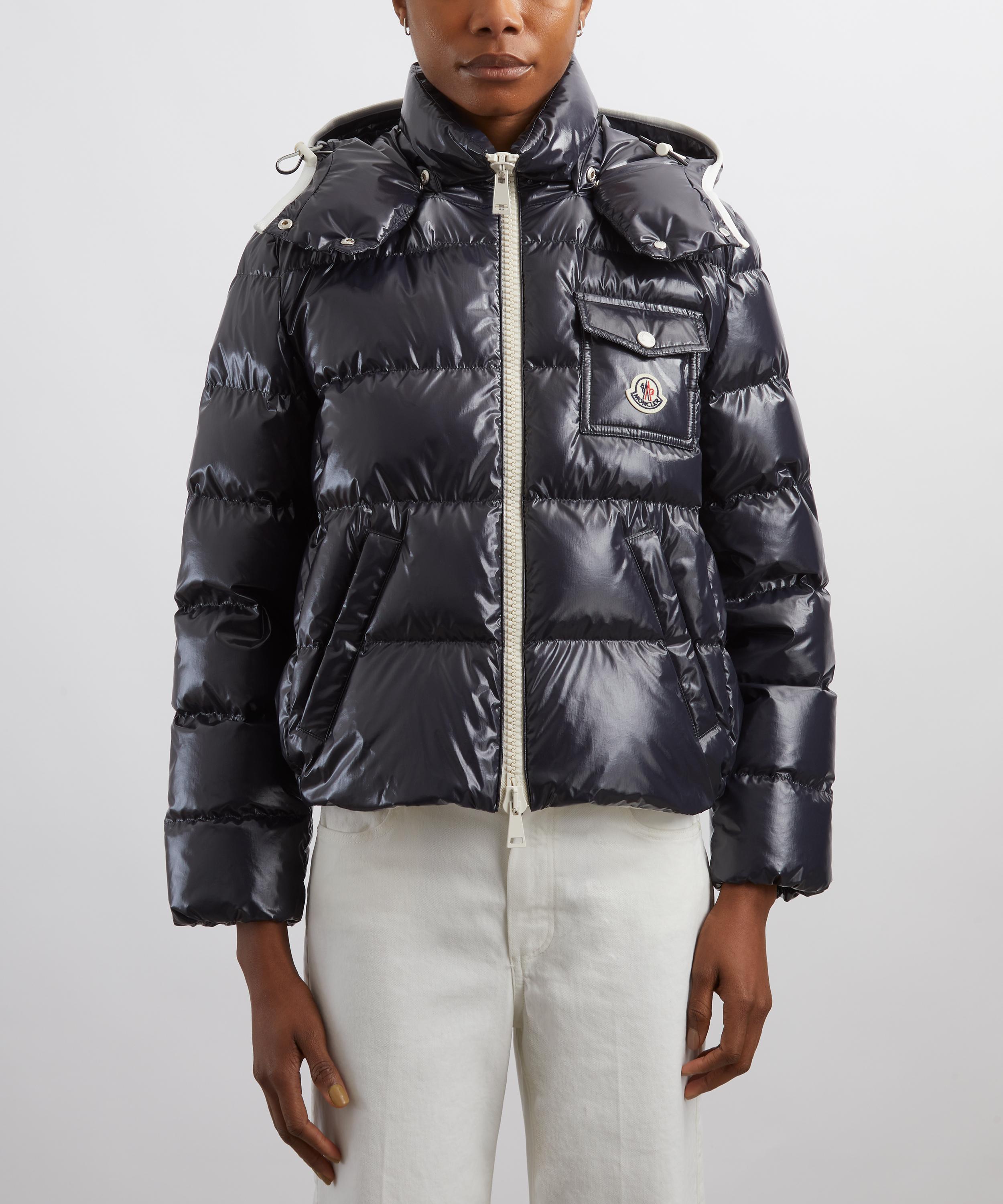 Moncler - Navy Andro Hooded Short Down Jacket image number 2