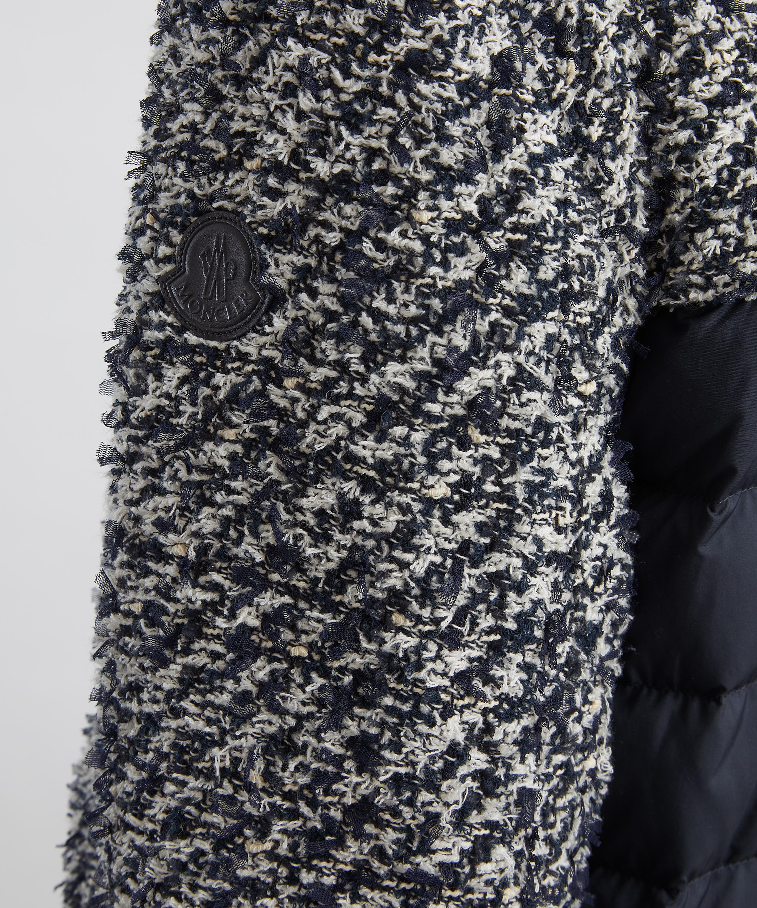 Moncler - Dauphin Quilted  Tweed Down Jacket image number 4