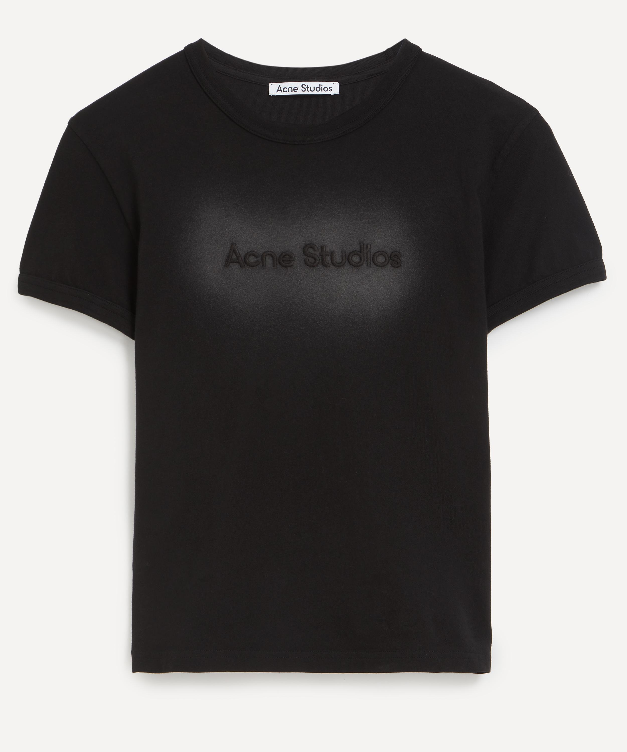 Acne Studios - Faded Black Logo T-Shirt image number 0