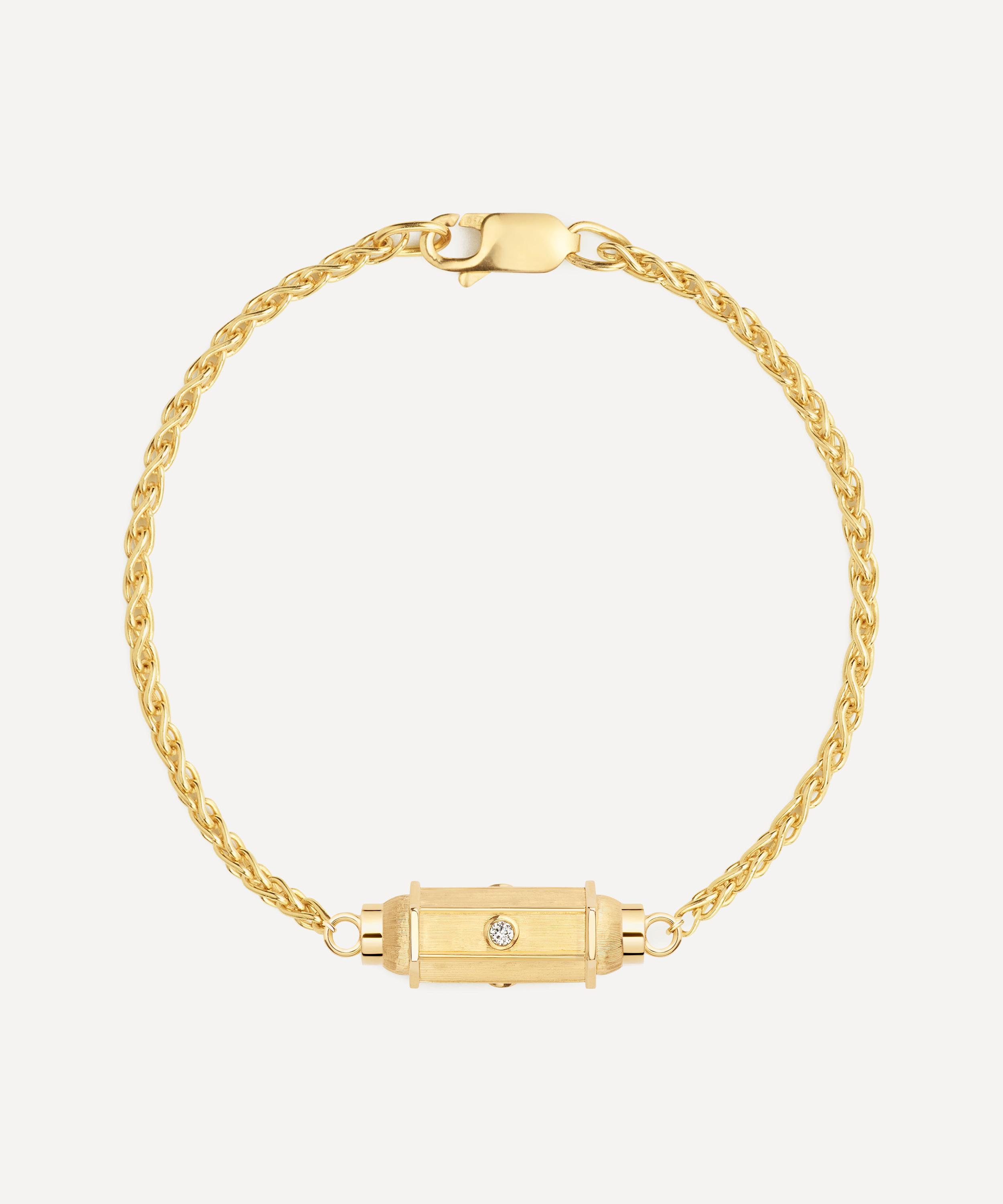 Marie Lichtenberg - 18ct Gold Micro Coco Locket Bracelet