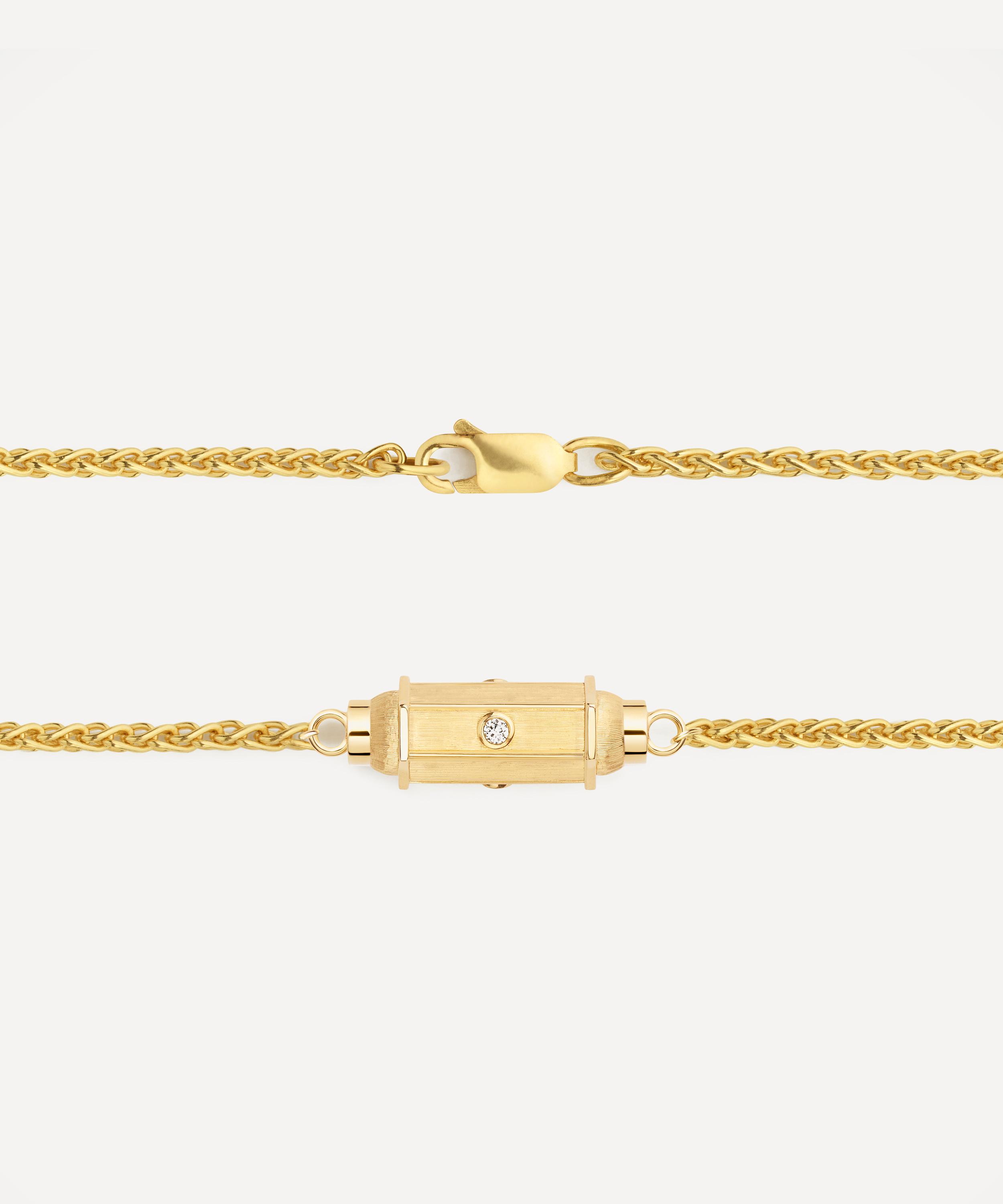 Marie Lichtenberg - 18ct Gold Micro Coco Locket Bracelet image number 2