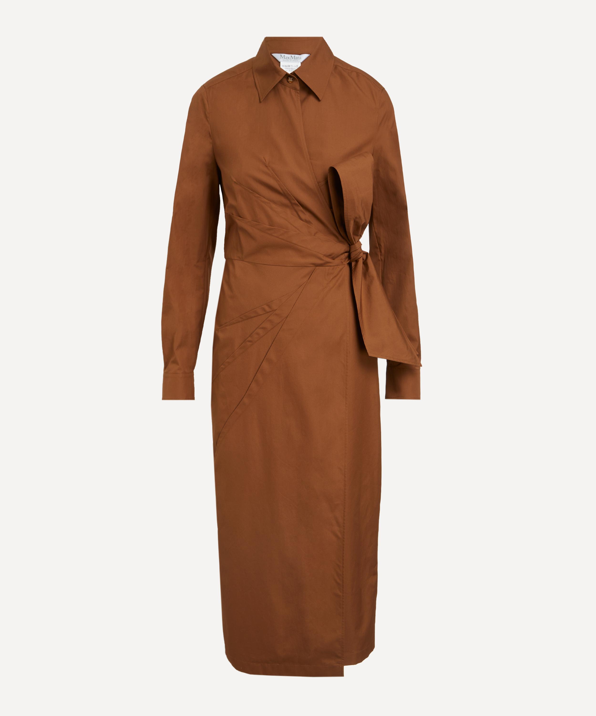 Max Mara - Agrume Cotton Crossover Dress image number 0