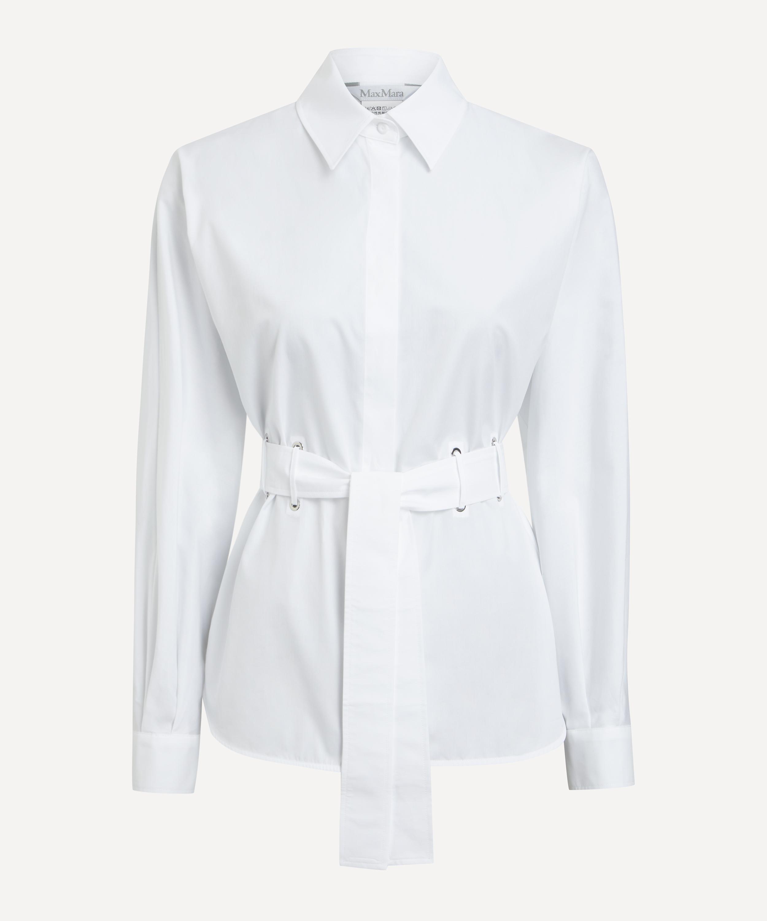 Max Mara - Juglas Belted Cotton Shirt image number 0