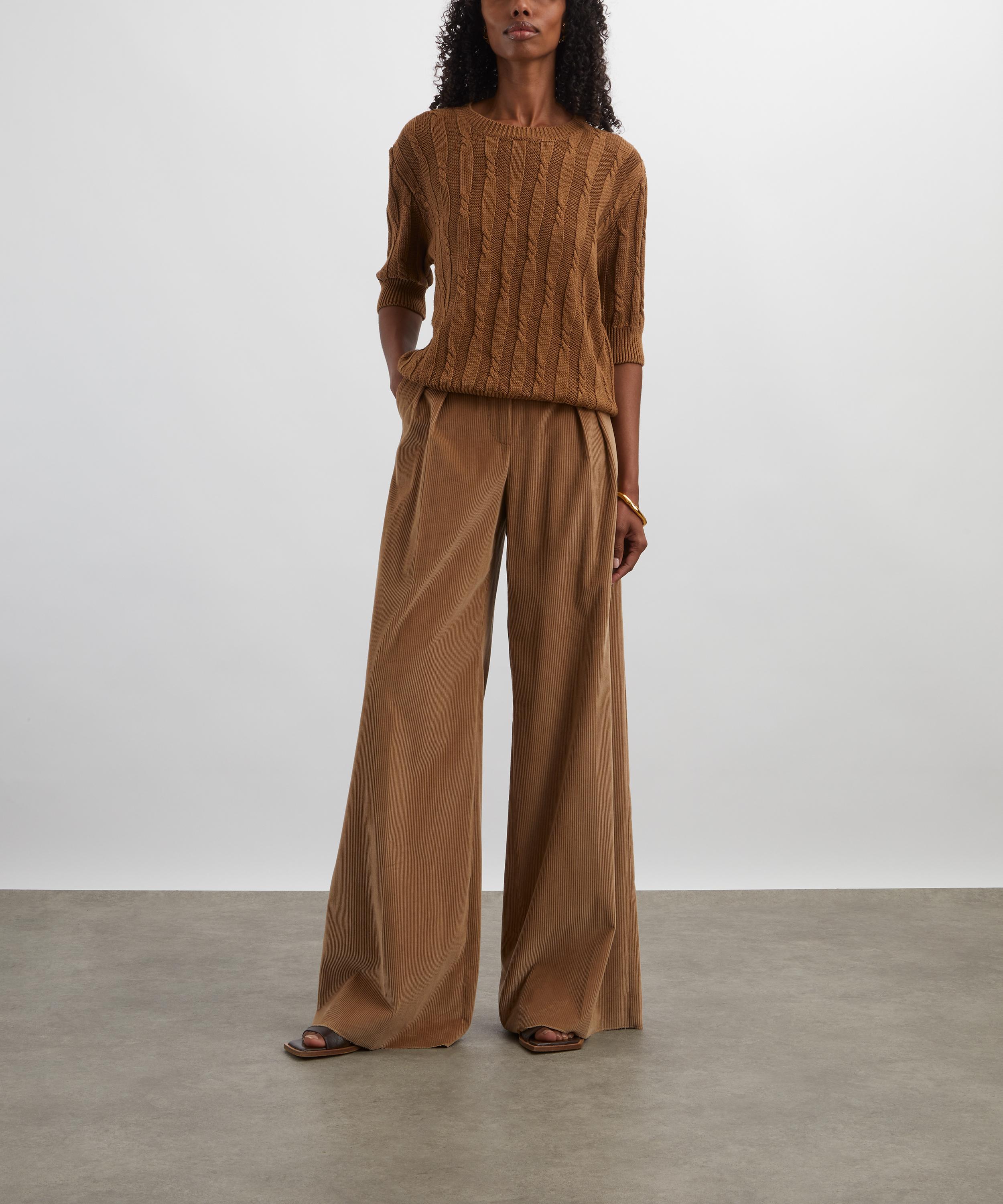 Max Mara - Album Linen Short-Sleeve Jumper image number 1