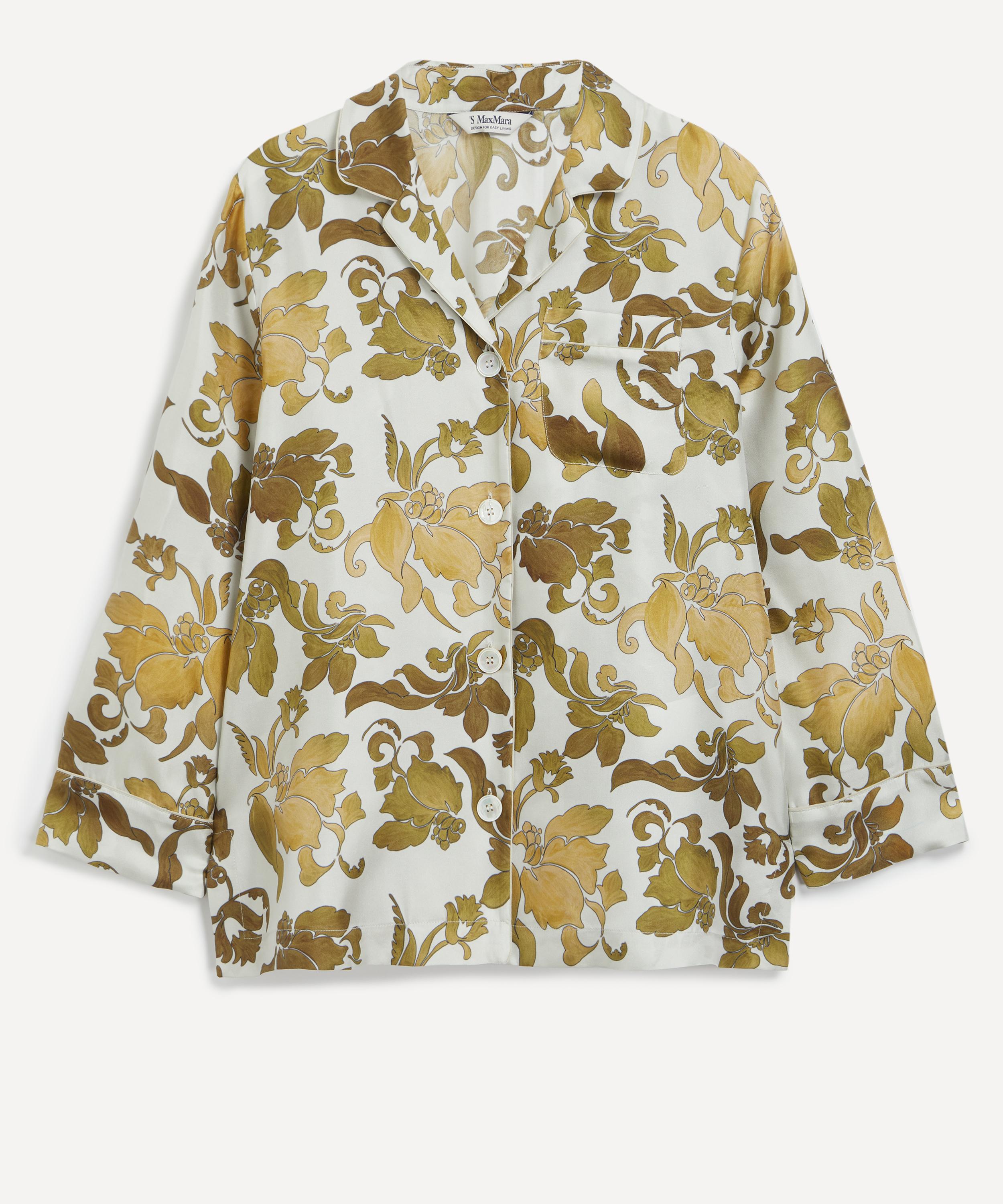 S Max Mara - Alan Printed Silk Pyjama Shirt