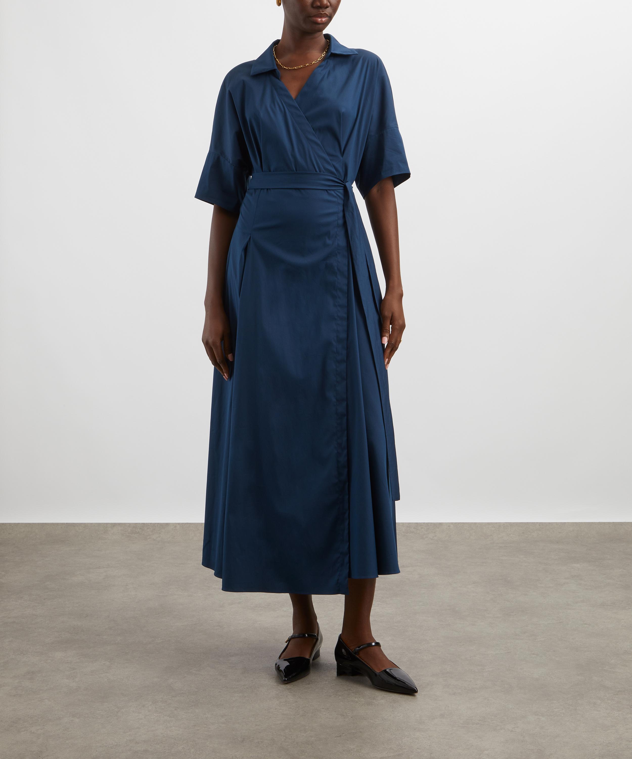S Max Mara - Sarah Poplin Wrap Dress image number 2