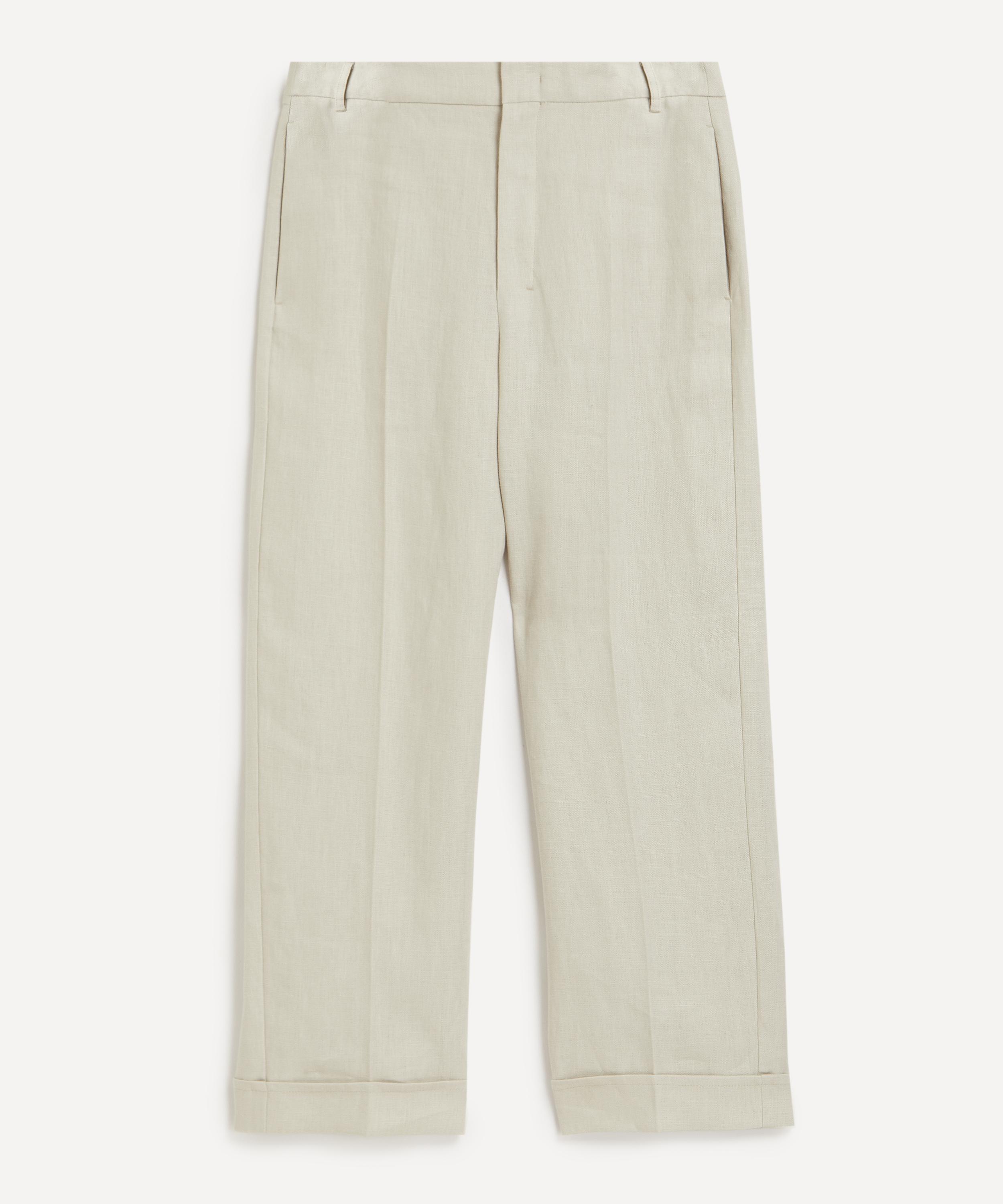 S Max Mara - Anselmo Wide Leg Linen Trousers image number 0