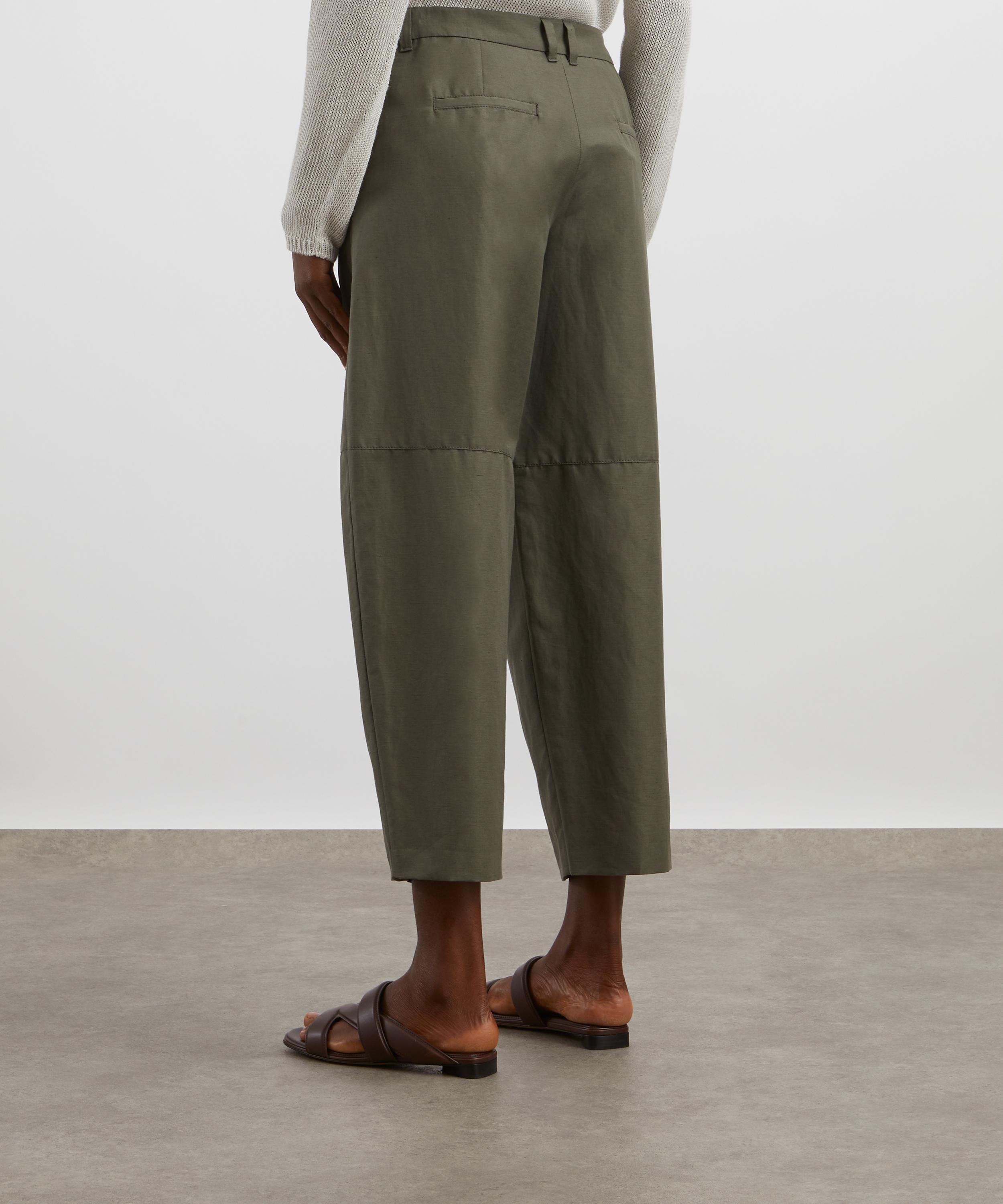 S Max Mara - Jack Canvas Wide Leg Trousers image number 3