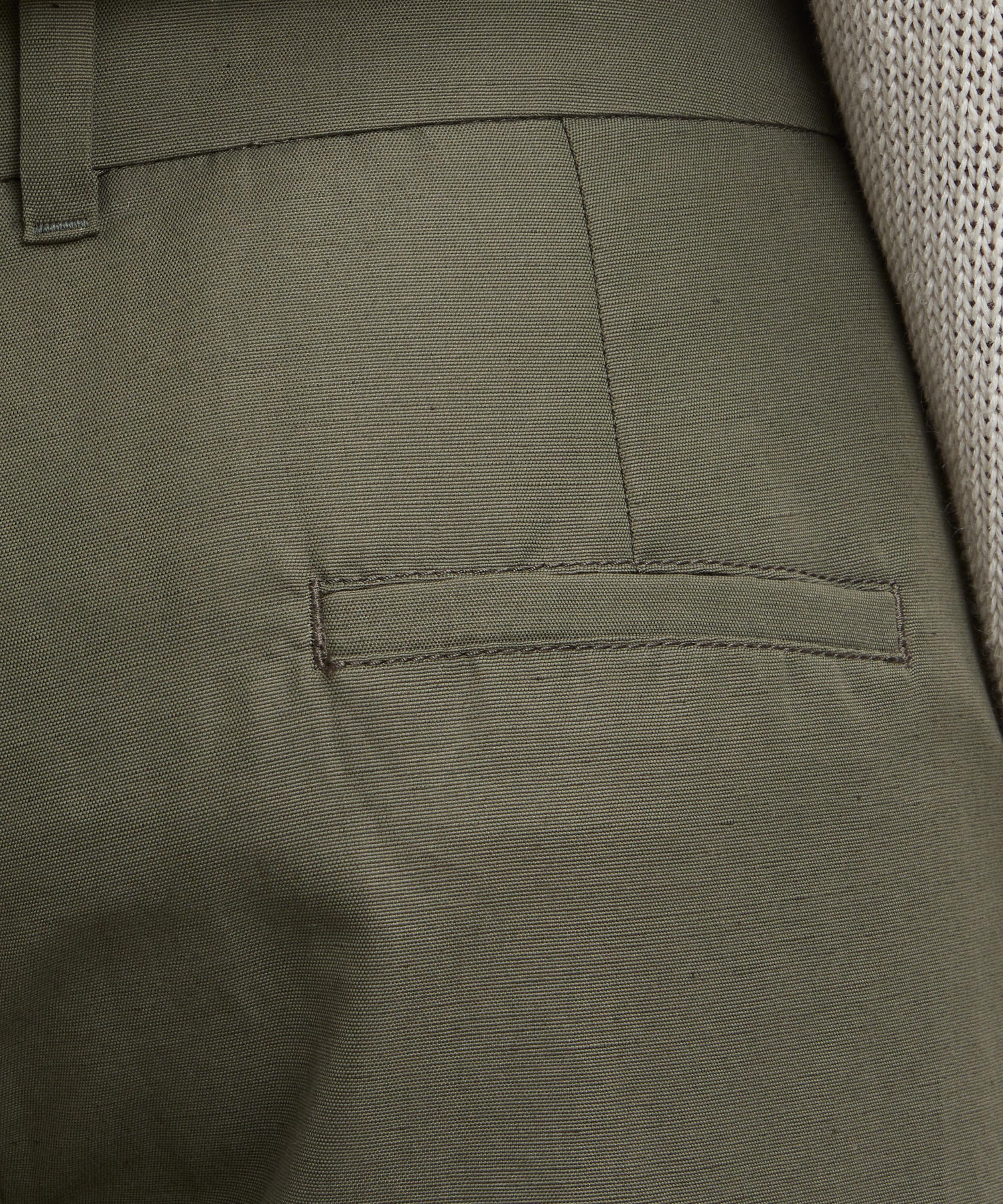 S Max Mara - Jack Canvas Wide Leg Trousers image number 4
