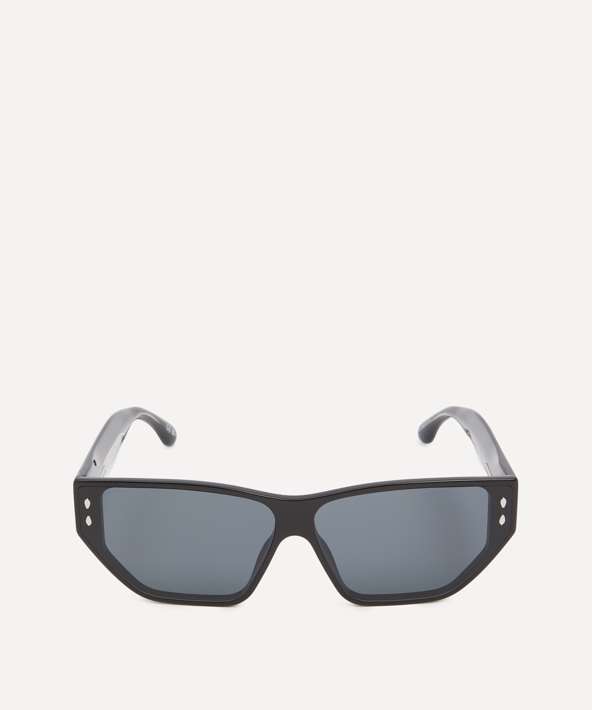 Isabel Marant - Acetate Rectangular Cat Eye Black Sunglasses image number 0