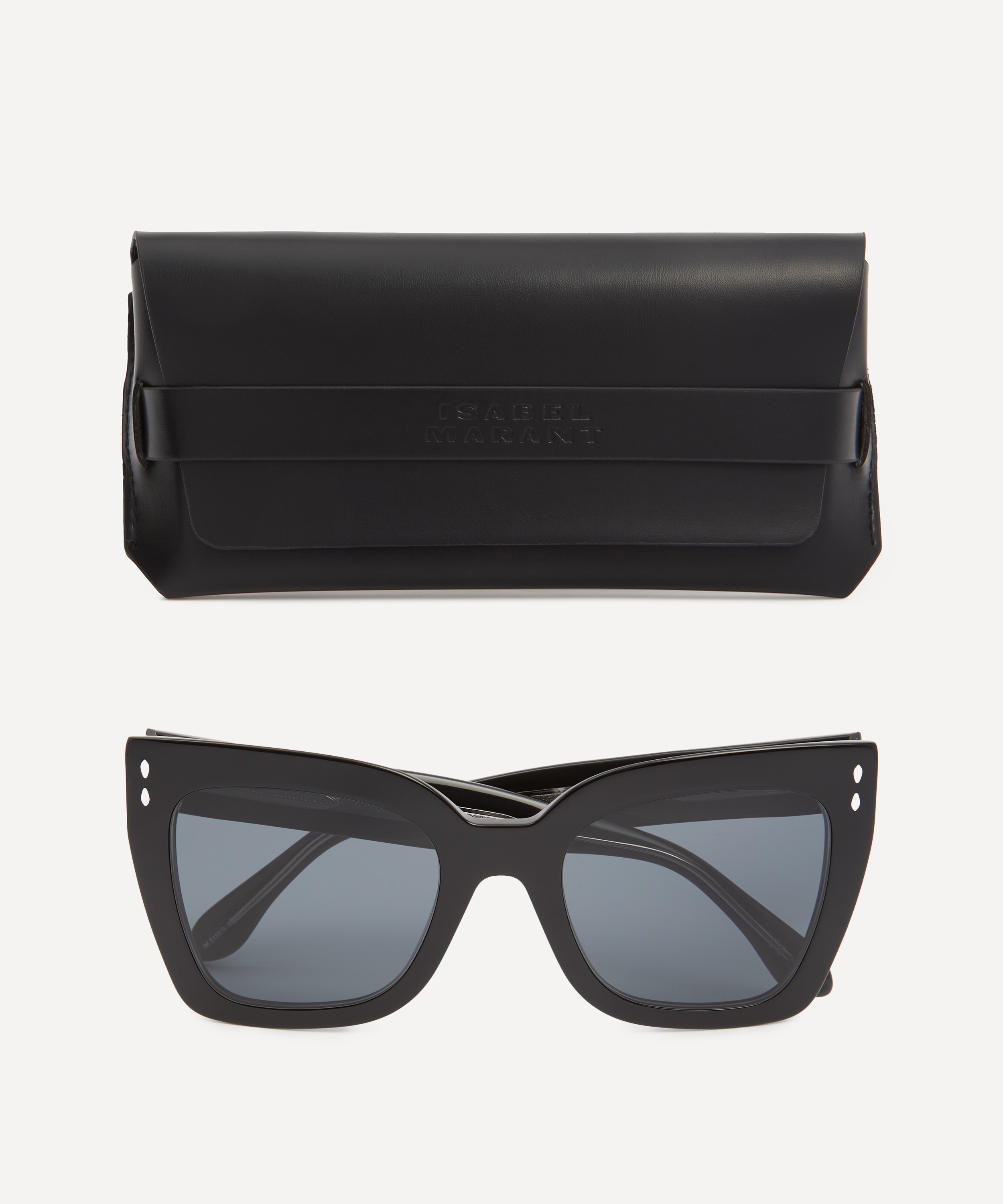 Isabel Marant - Acetate Butterfly Black Sunglasses image number 3