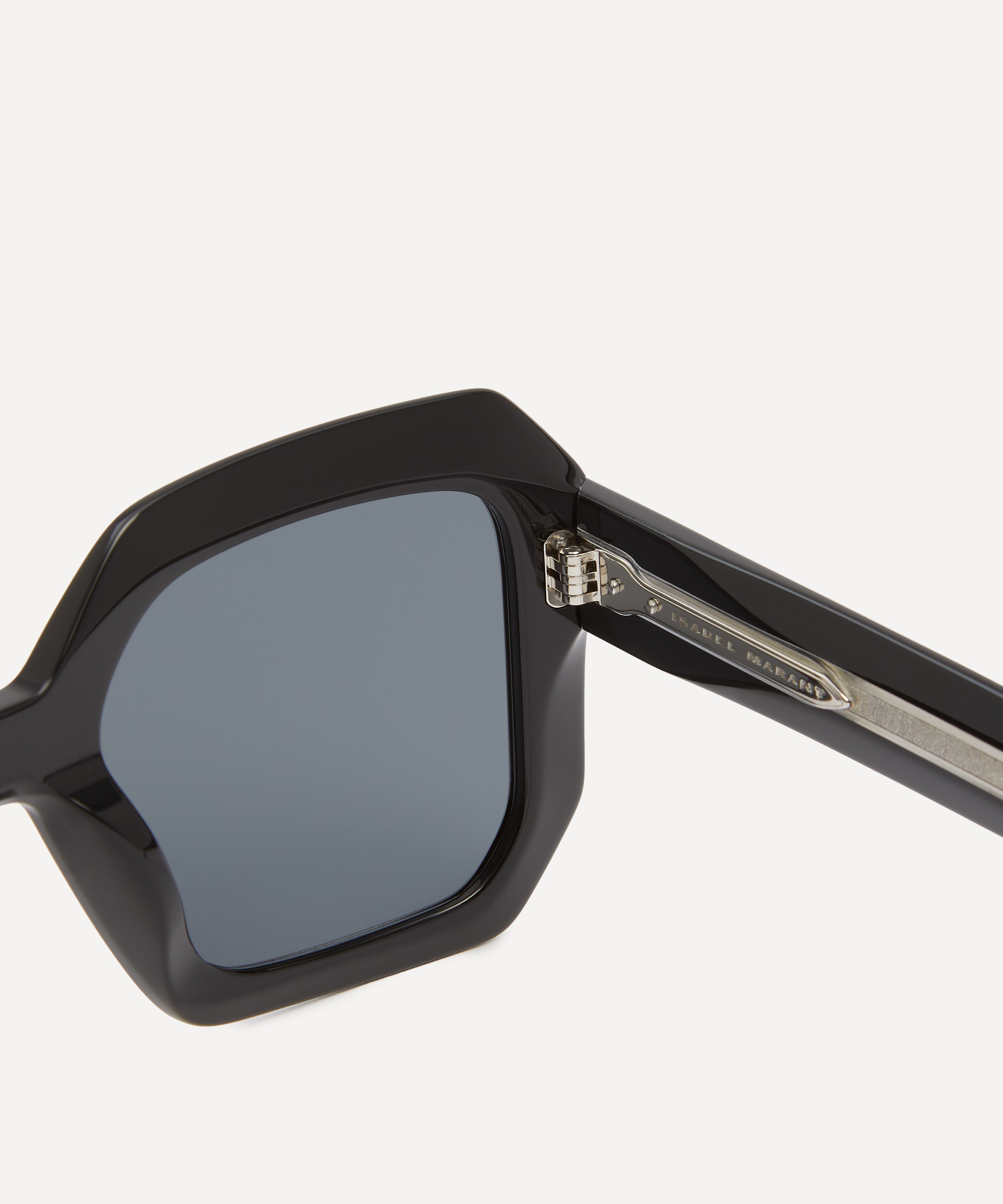 Isabel Marant - Acetate Square Geometric Black Sunglasses image number 2