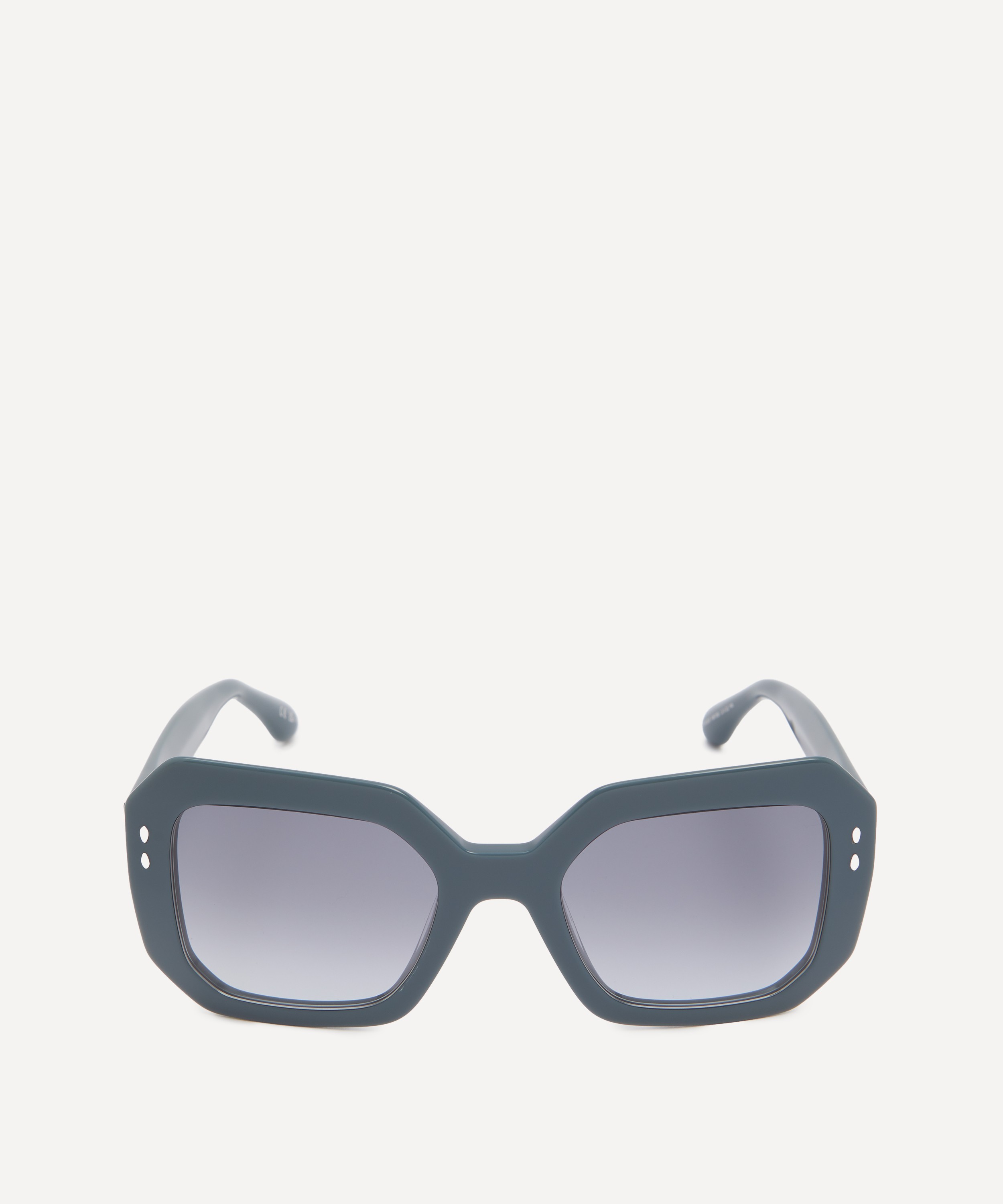 Isabel Marant - Acetate Square Geometric Grey Sunglasses image number 0