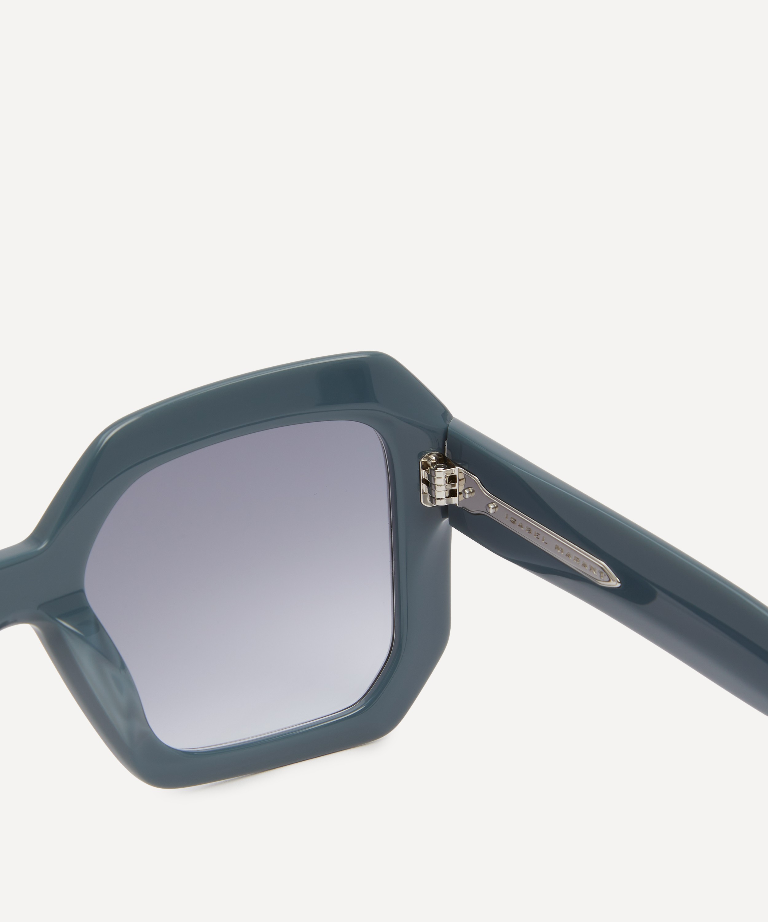 Isabel Marant - Acetate Square Geometric Grey Sunglasses image number 2