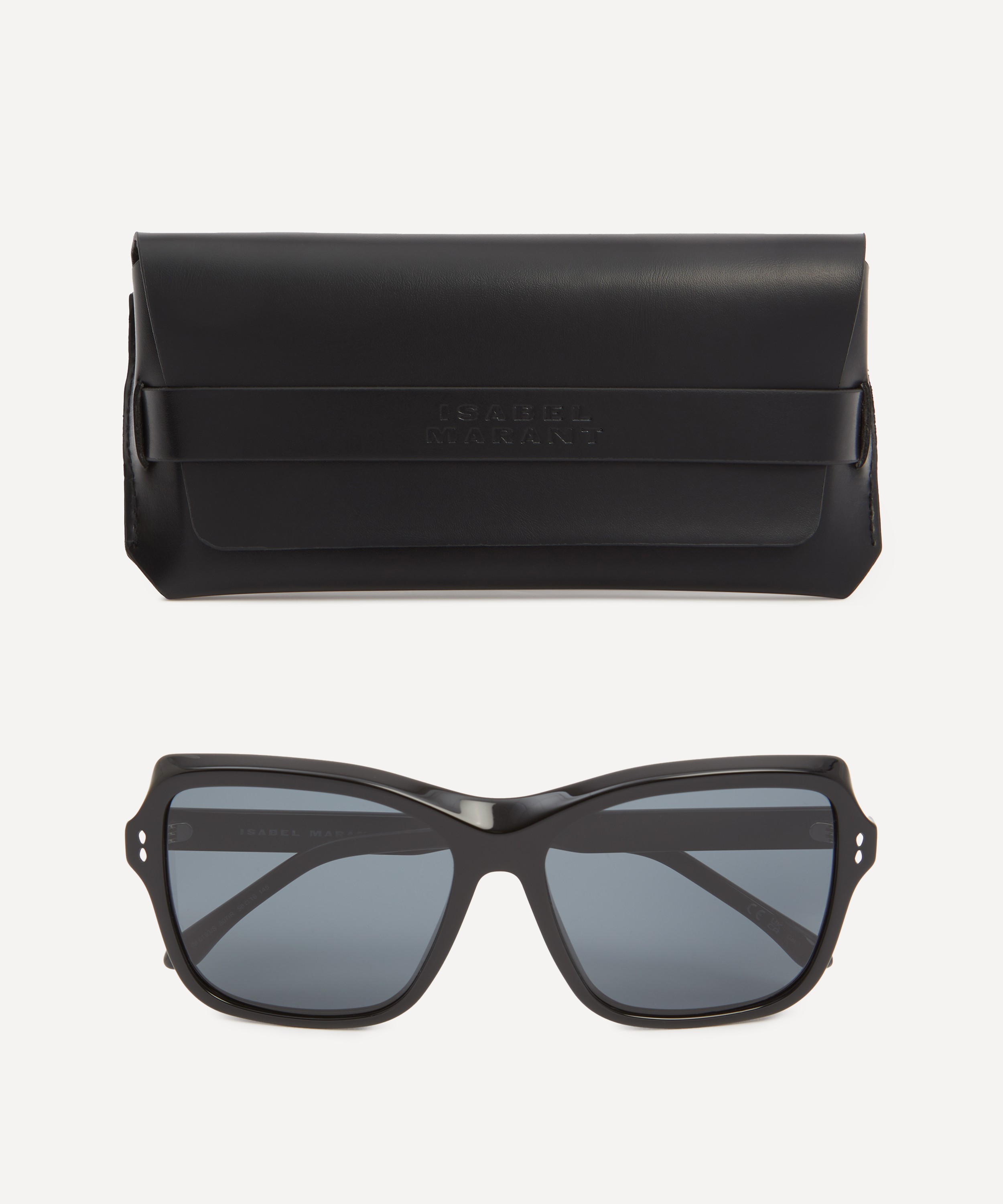 Isabel Marant - Acetate Square Black Sunglasses image number 3