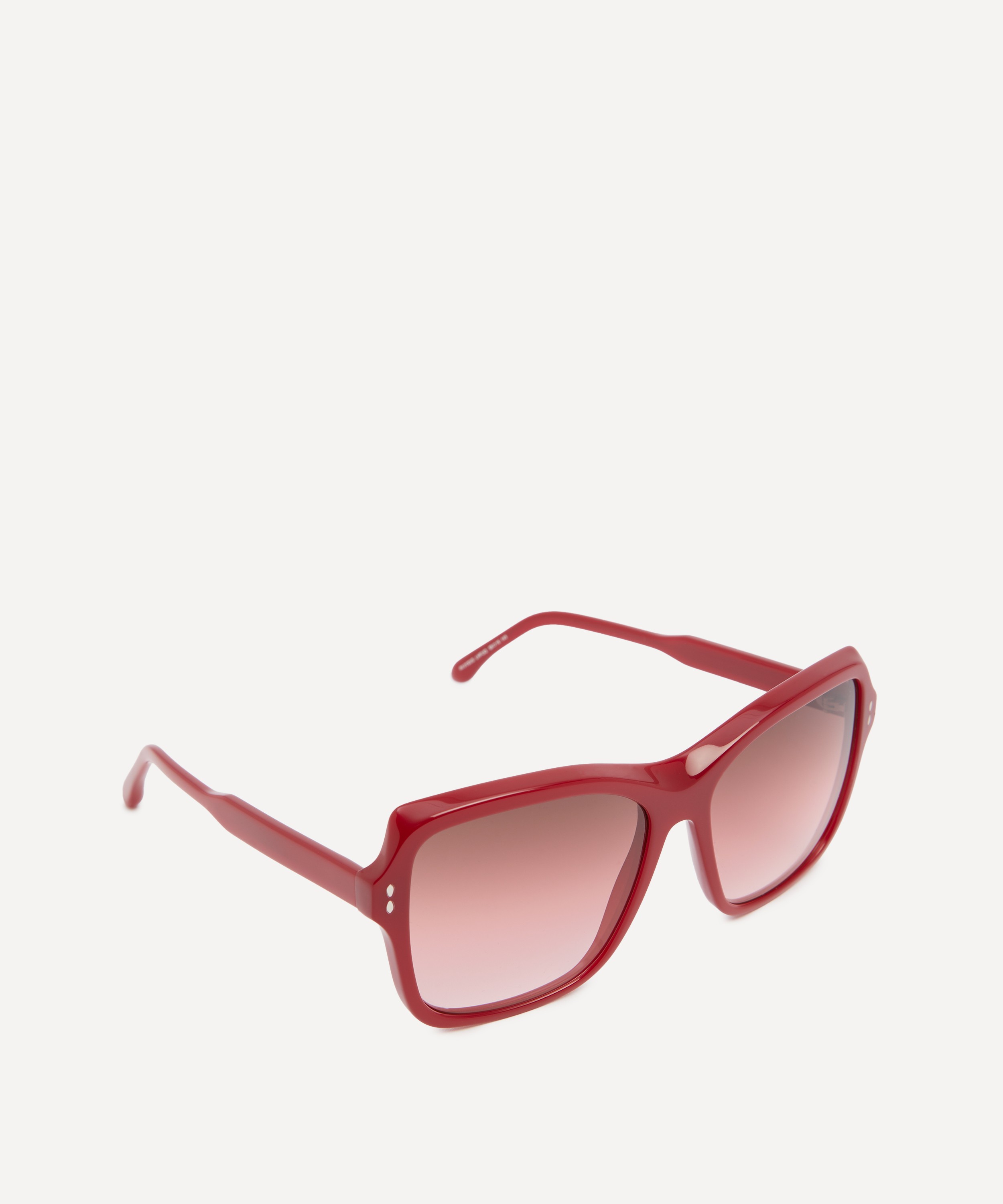 Isabel Marant - Acetate Square Burgundy Sunglasses image number 1