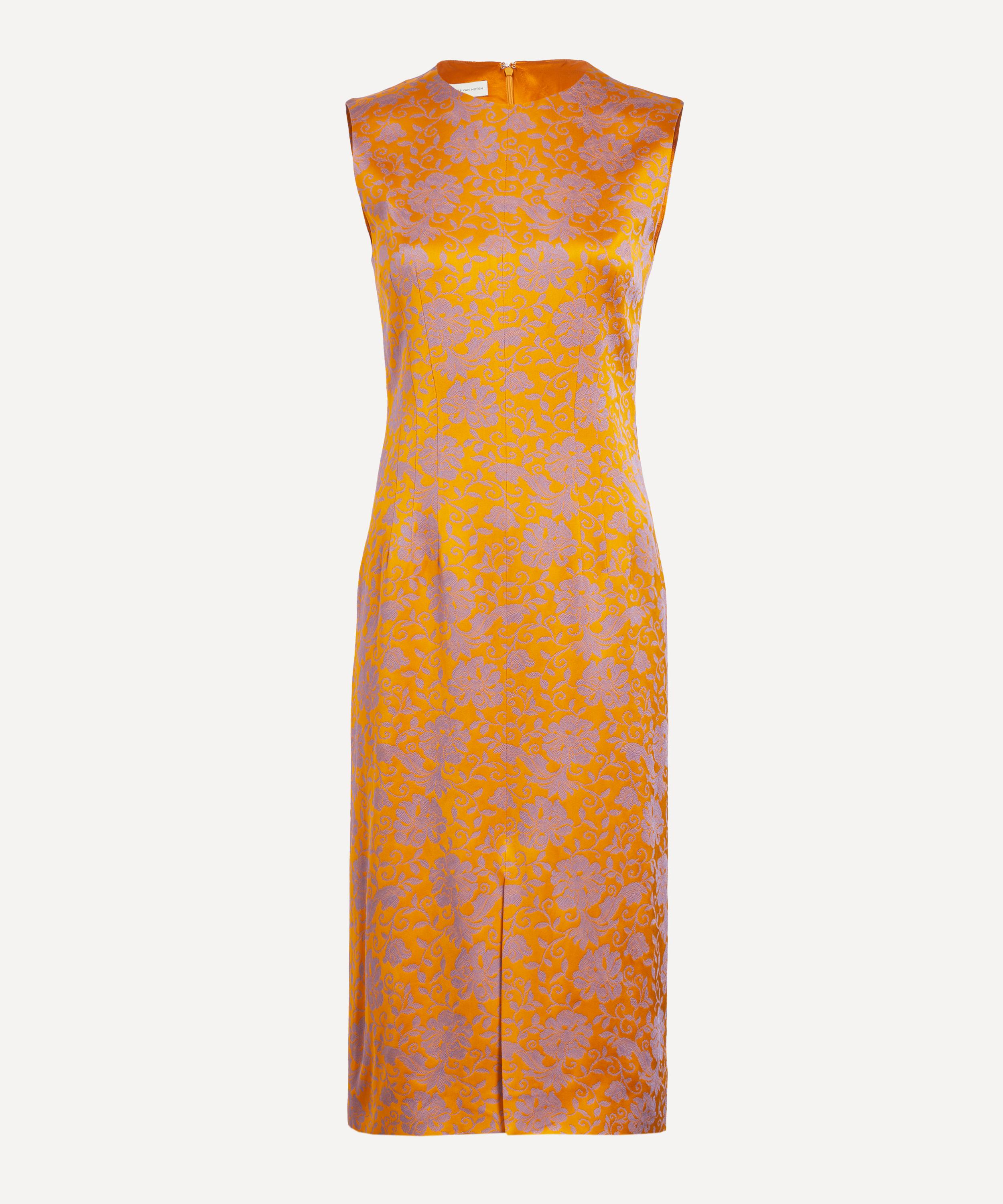Dries Van Noten - Floral Jacquard Midi Dress