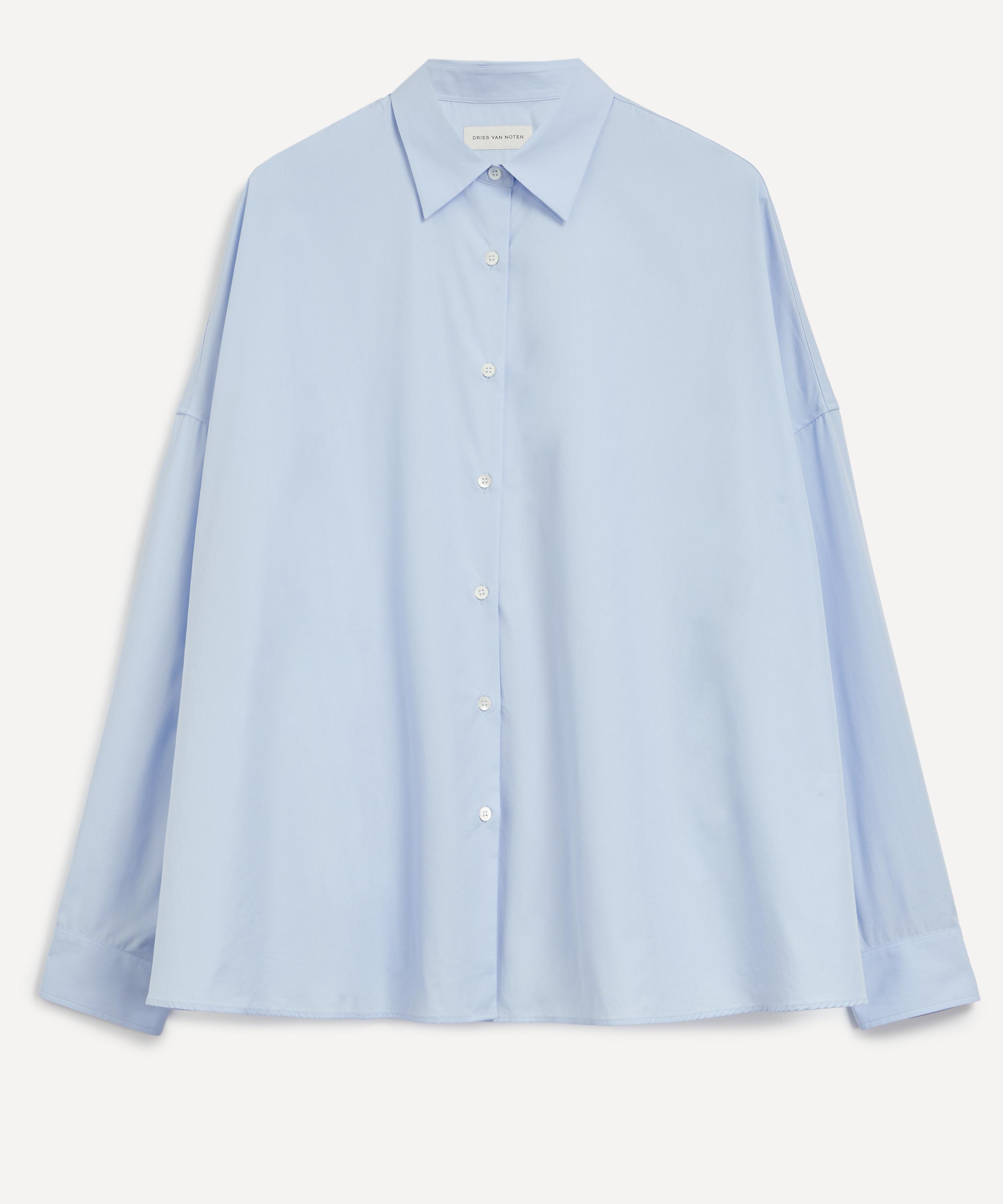 Dries Van Noten - Oversized Cotton Poplin Shirt image number 0