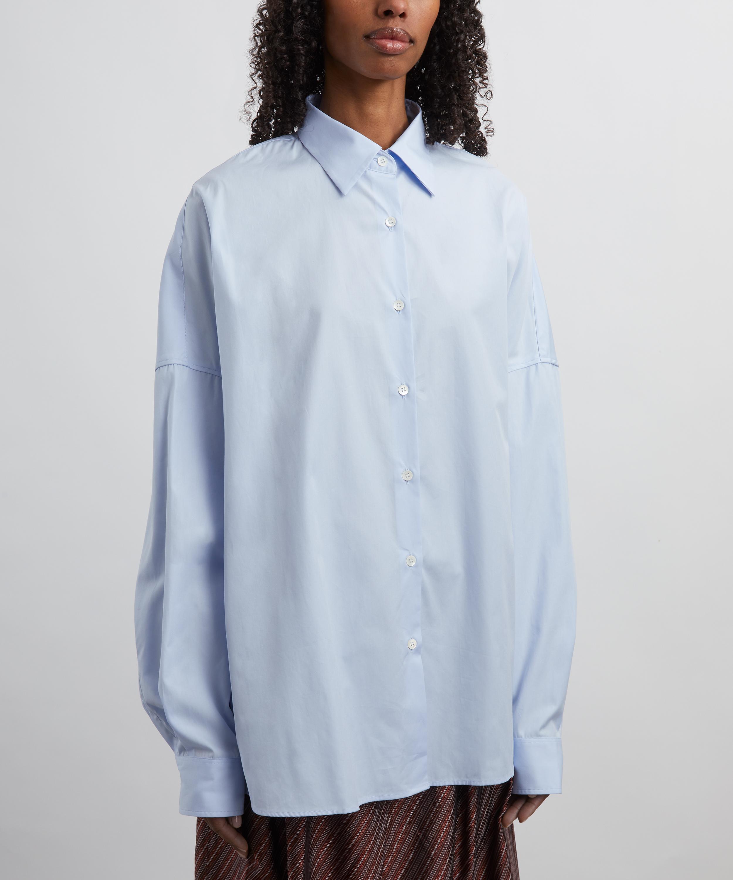 Dries Van Noten - Oversized Cotton Poplin Shirt image number 2