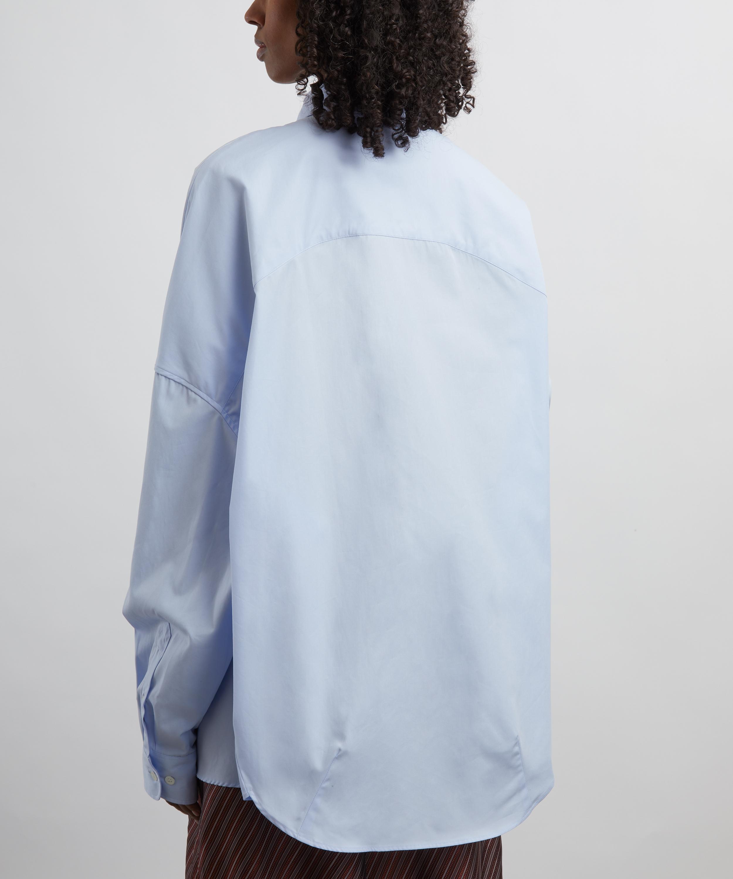 Dries Van Noten - Oversized Cotton Poplin Shirt image number 3