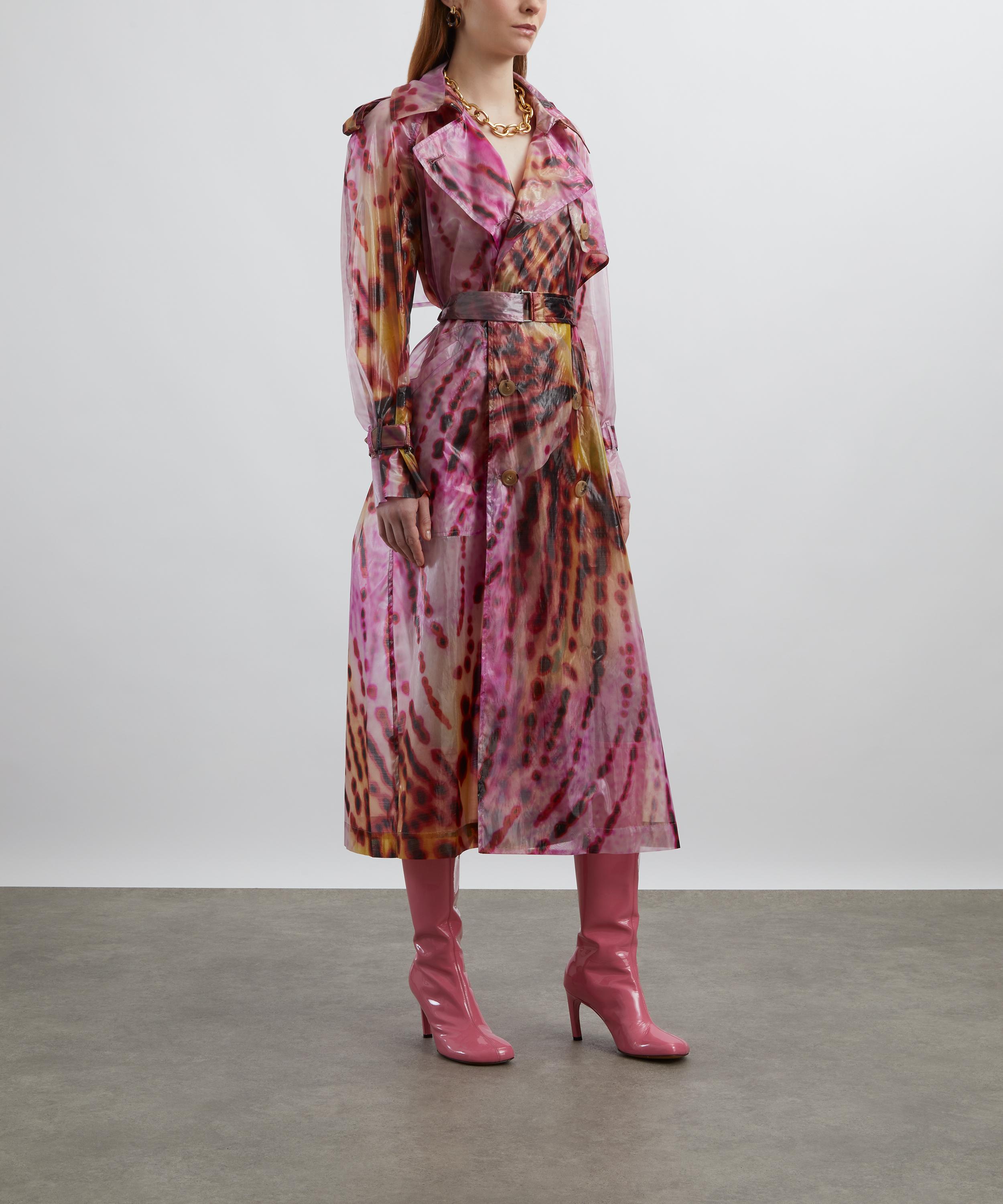 Dries Van Noten - Orchid Petal Printed Trench Coat image number 1