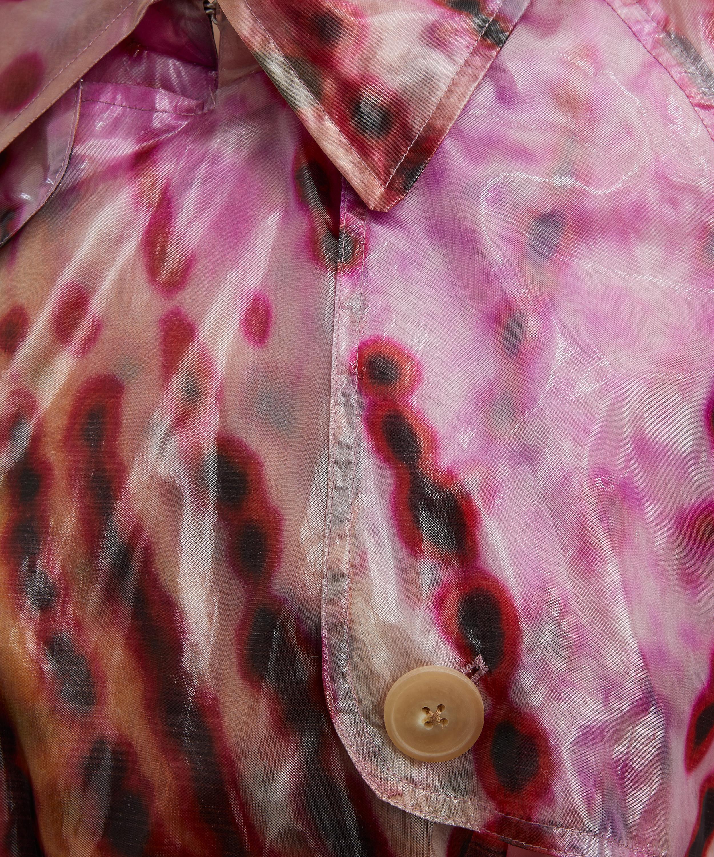 Dries Van Noten - Orchid Petal Printed Trench Coat image number 4