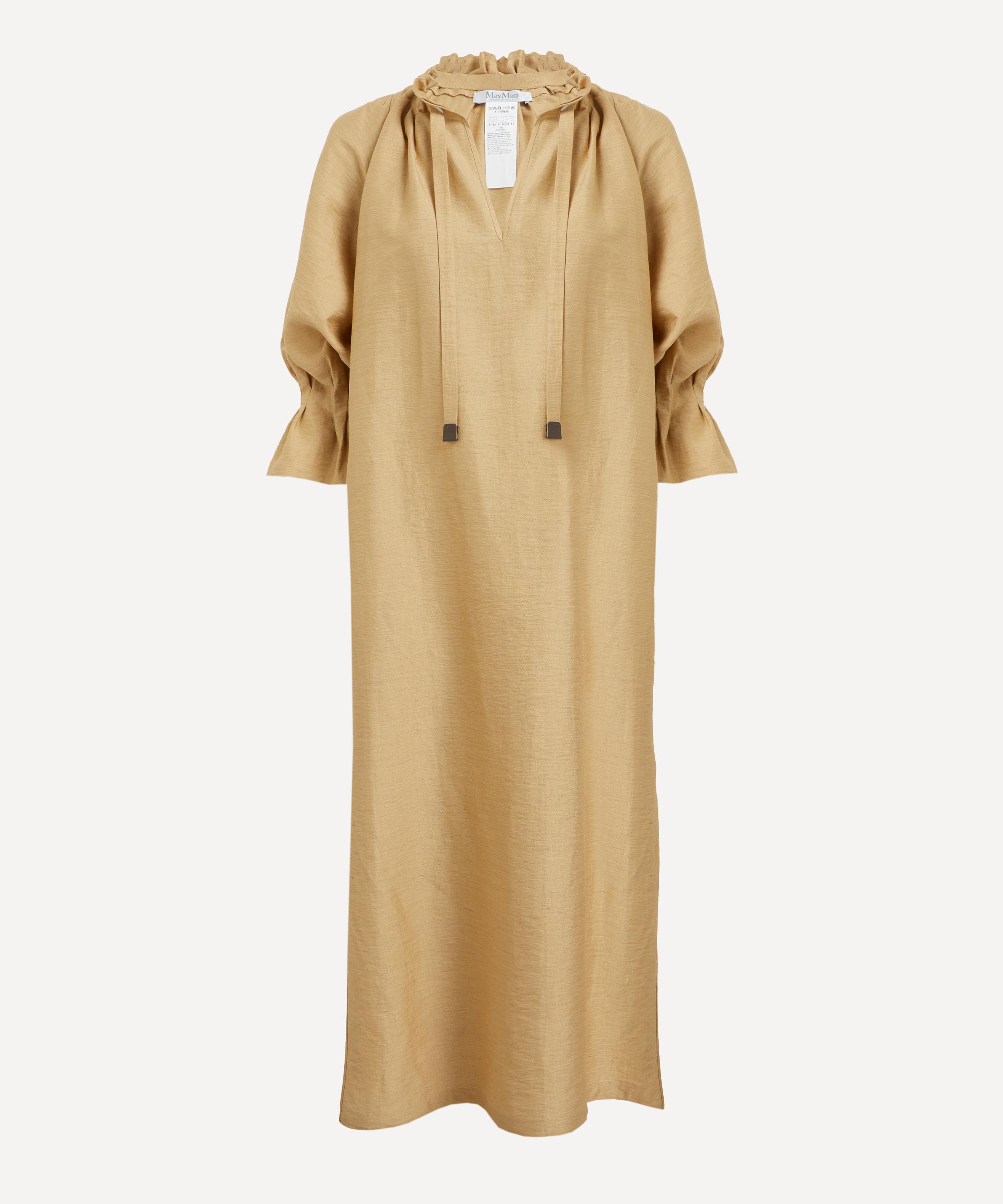 Max Mara - Jene Long Linen-Silk Dress image number 0