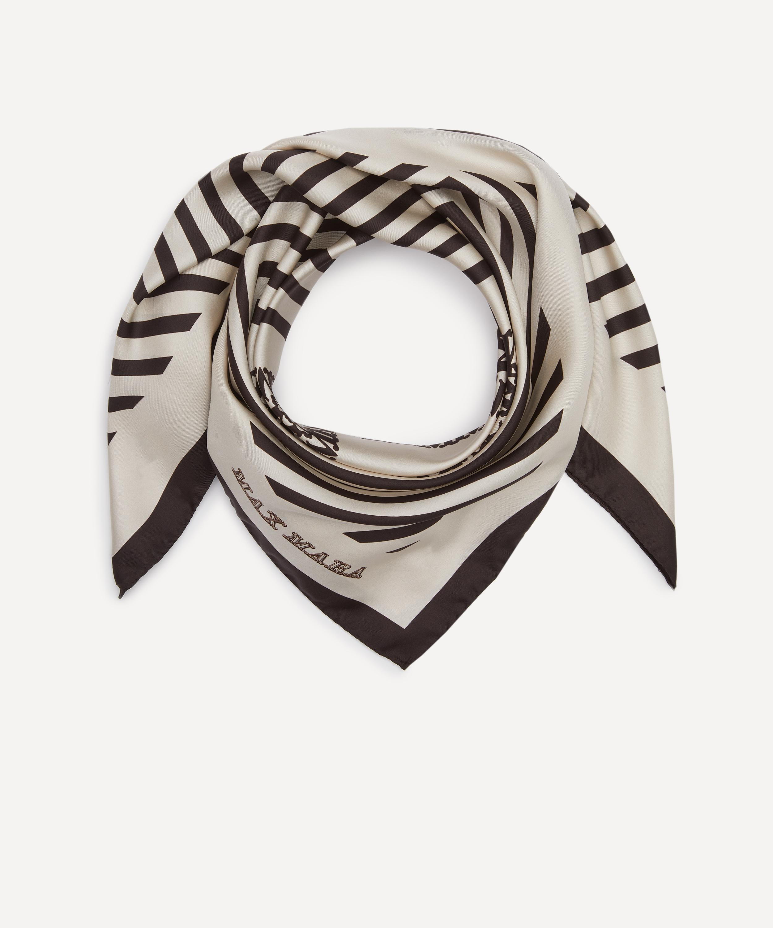 Max Mara - Printed Silk Oversized Yoke Scarf image number 1