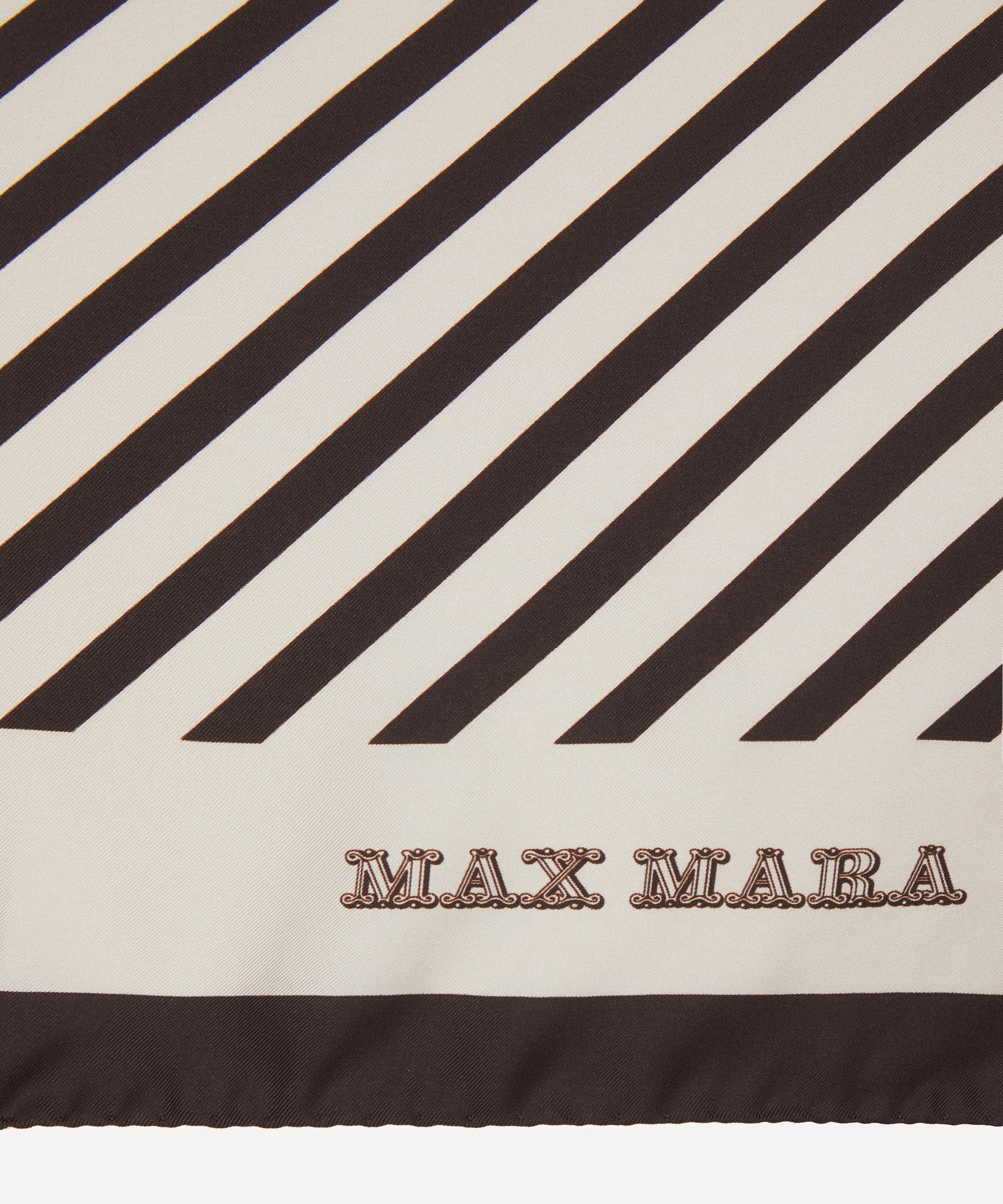 Max Mara - Printed Silk Oversized Yoke Scarf image number 2