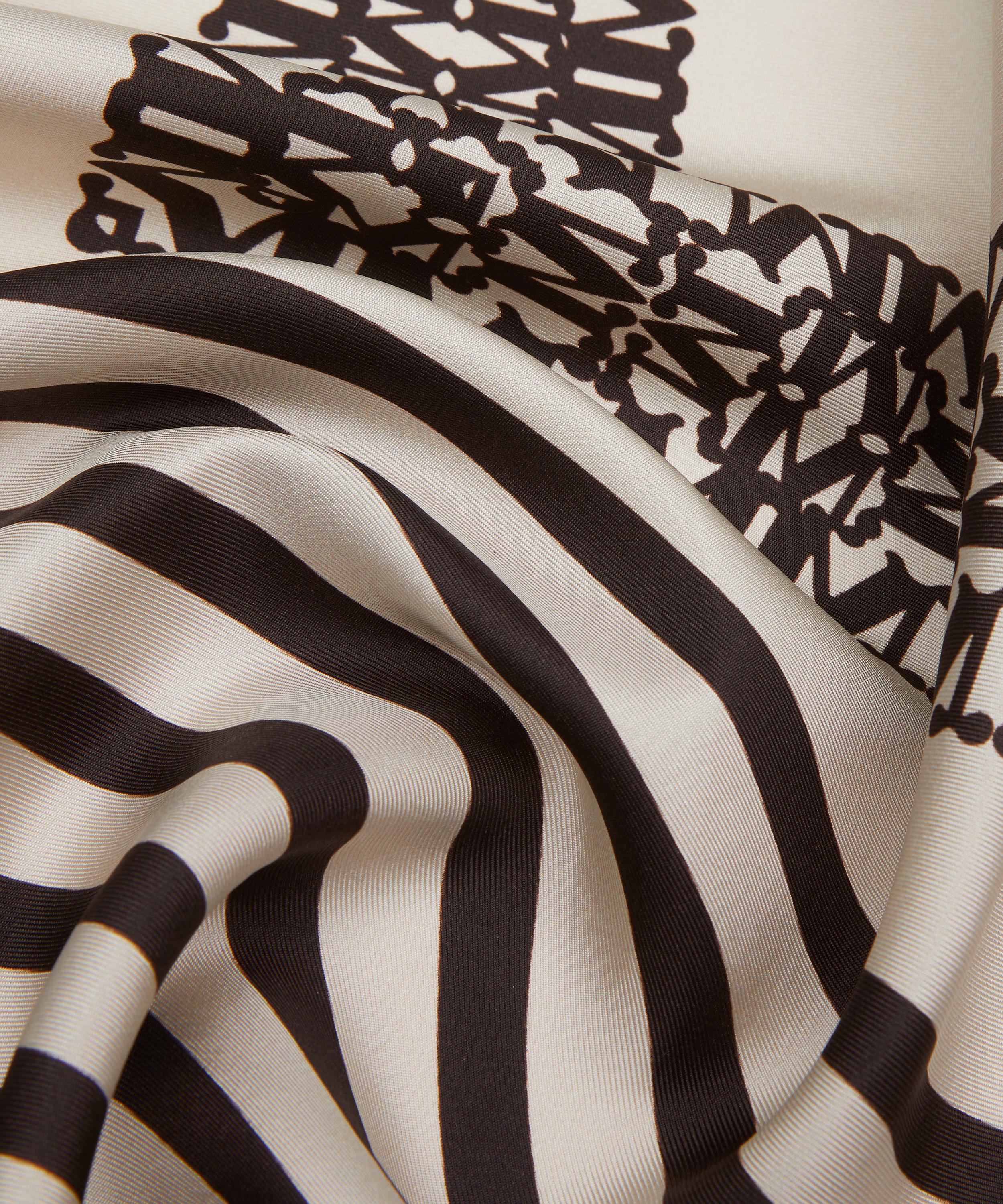 Max Mara - Printed Silk Oversized Yoke Scarf image number 3