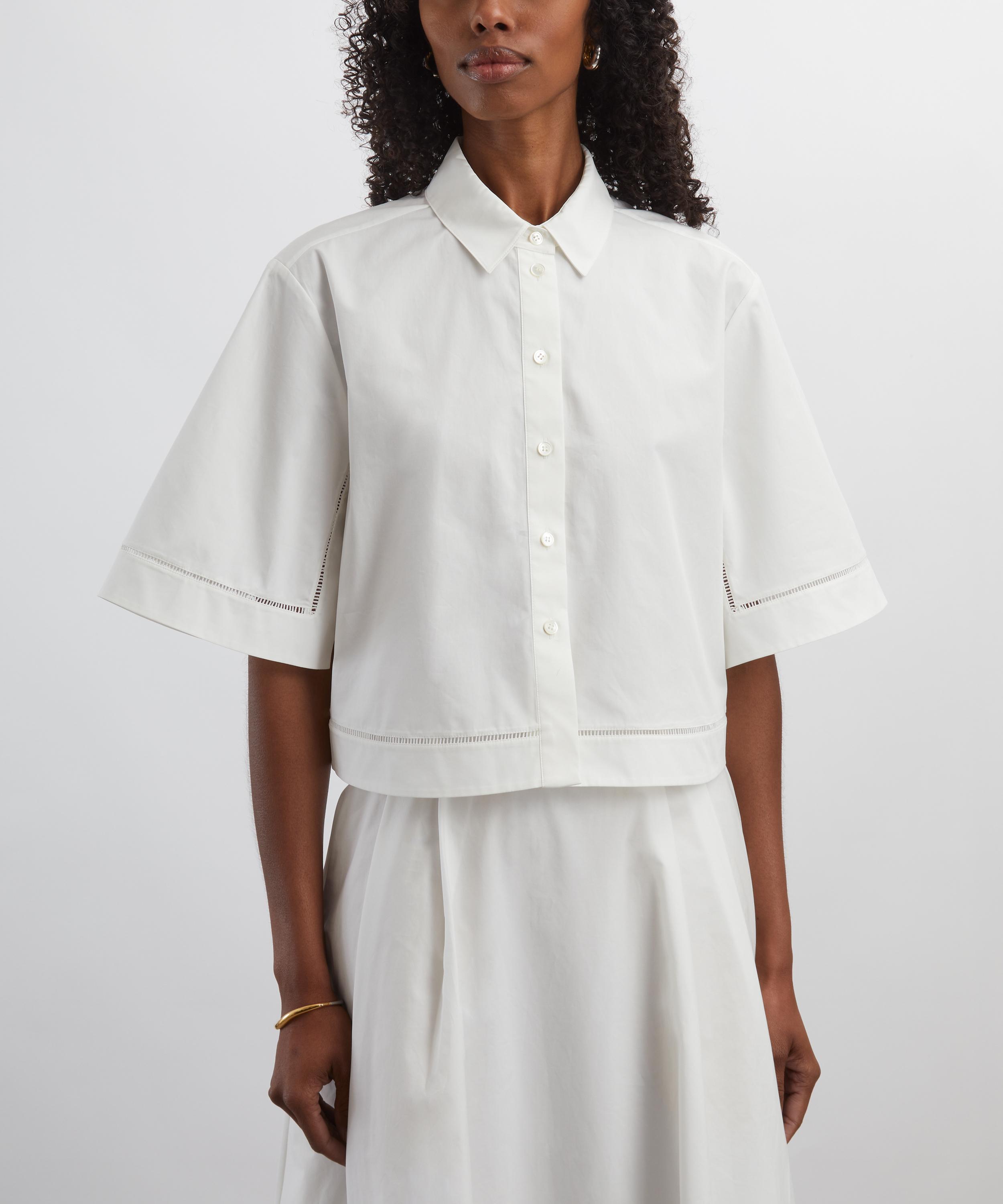 Róhe - Ladder Embroidered Poplin Shirt image number 2