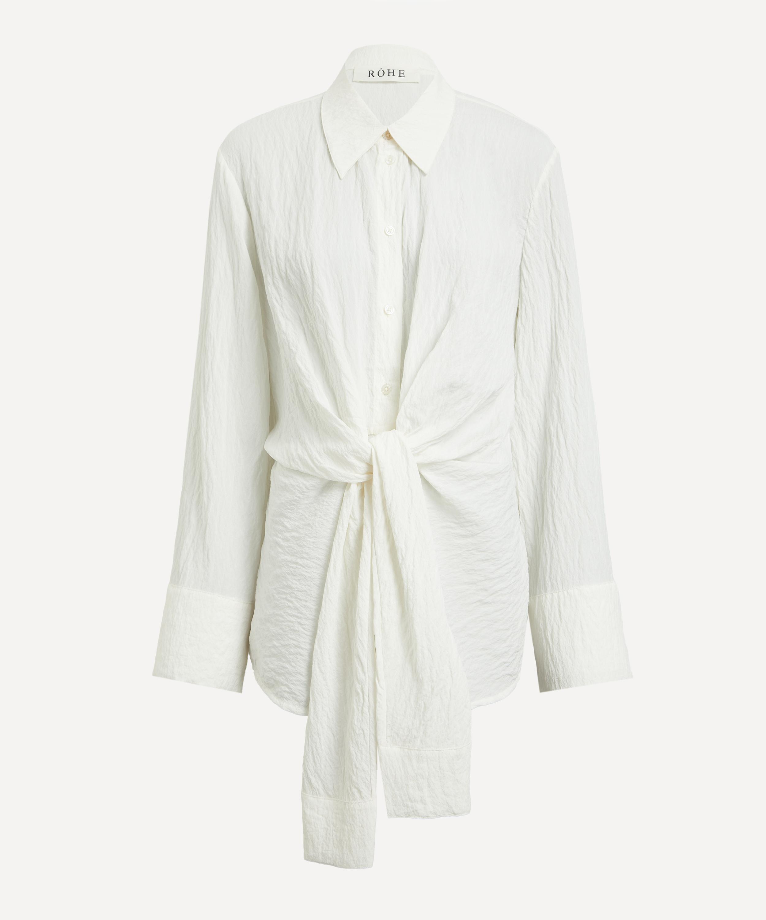 Róhe - Hammered Silk Knot Shirt image number 0