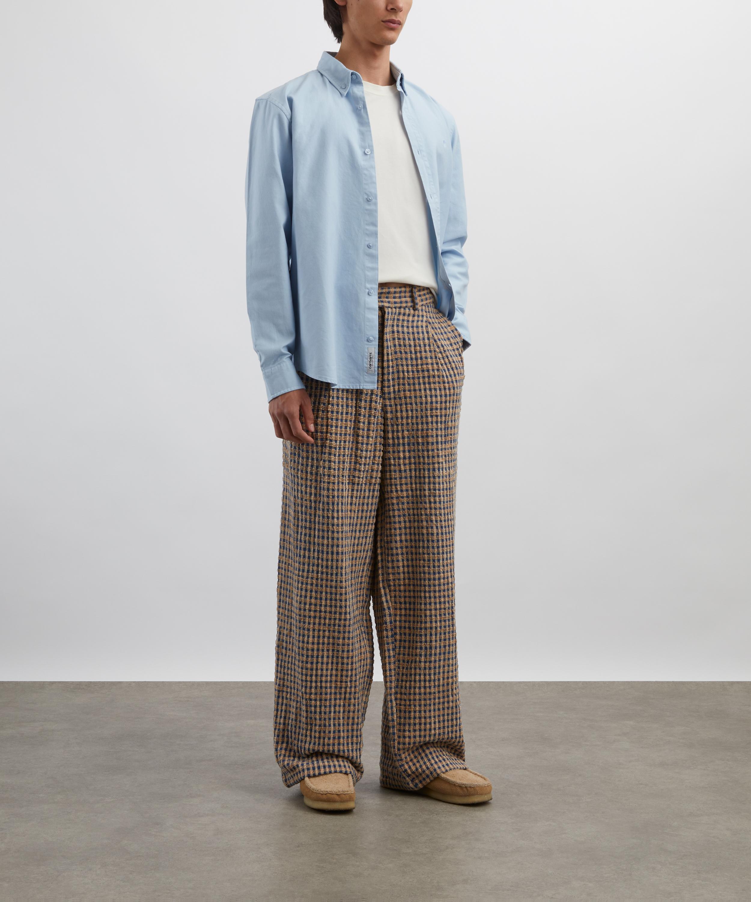 STORY mfg. - Fenn Wobbly Waffle Relaxed Trousers image number 1