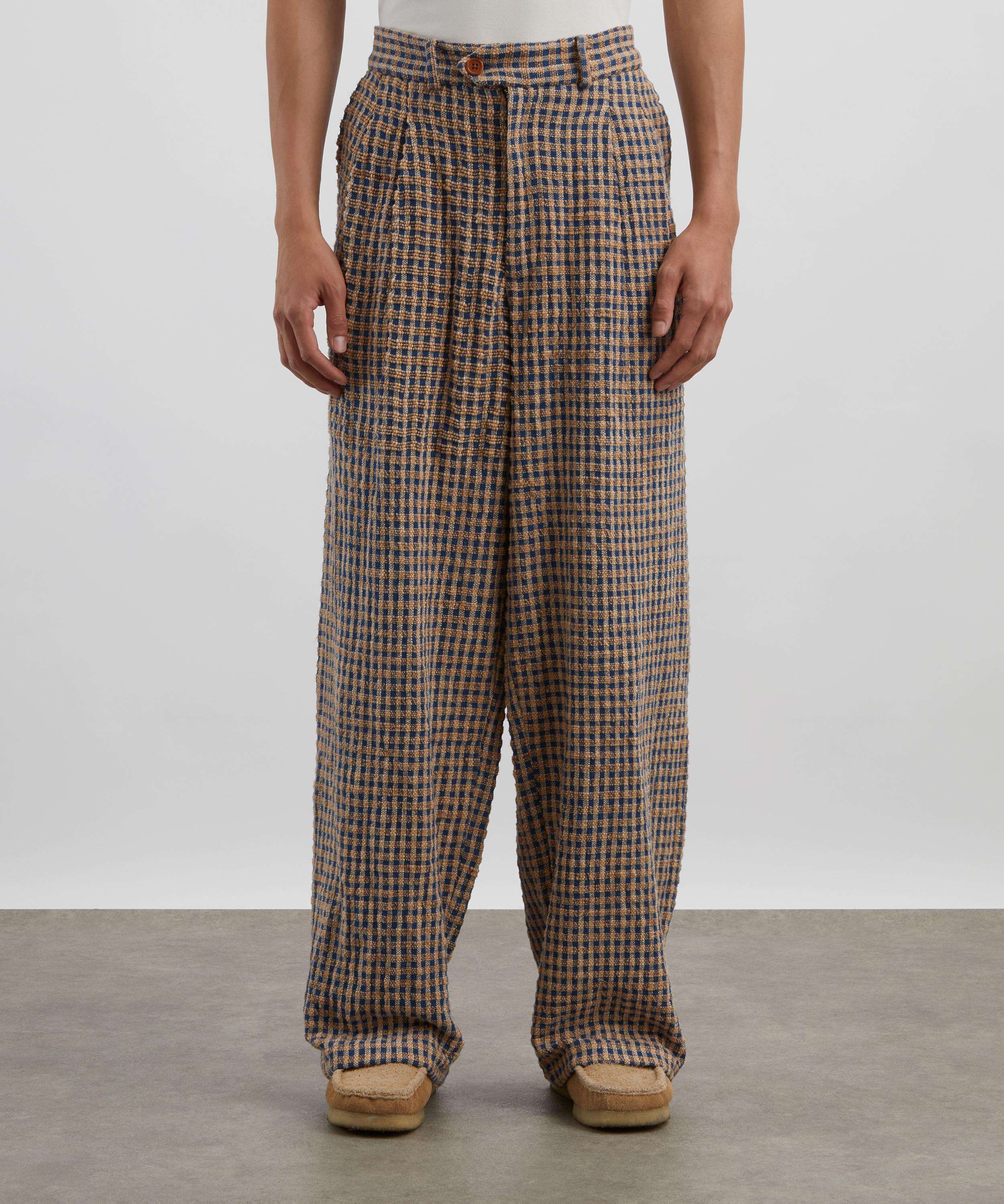 STORY mfg. - Fenn Wobbly Waffle Relaxed Trousers image number 2