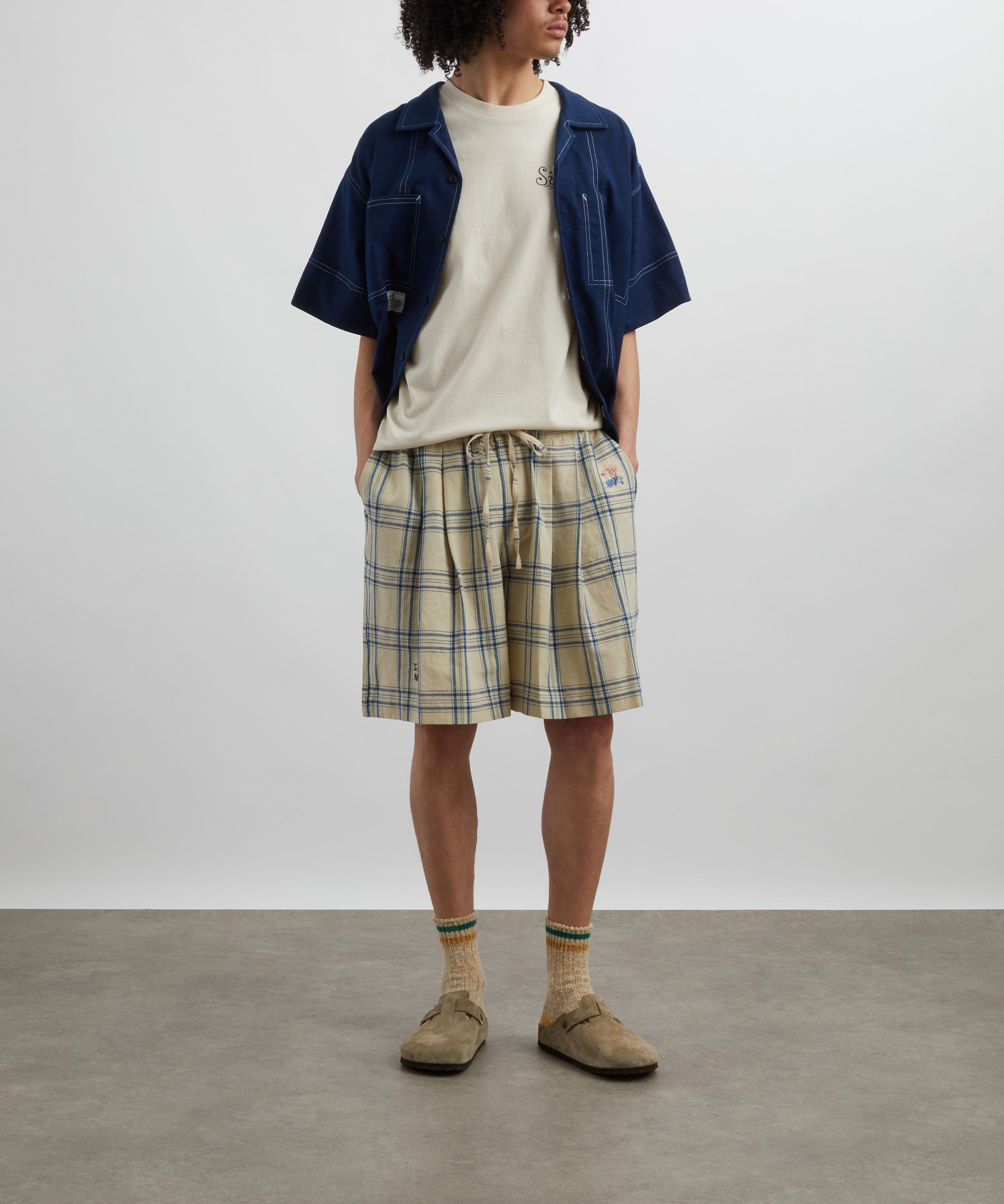 STORY mfg. - French Gingham Bridge Shorts  image number 1