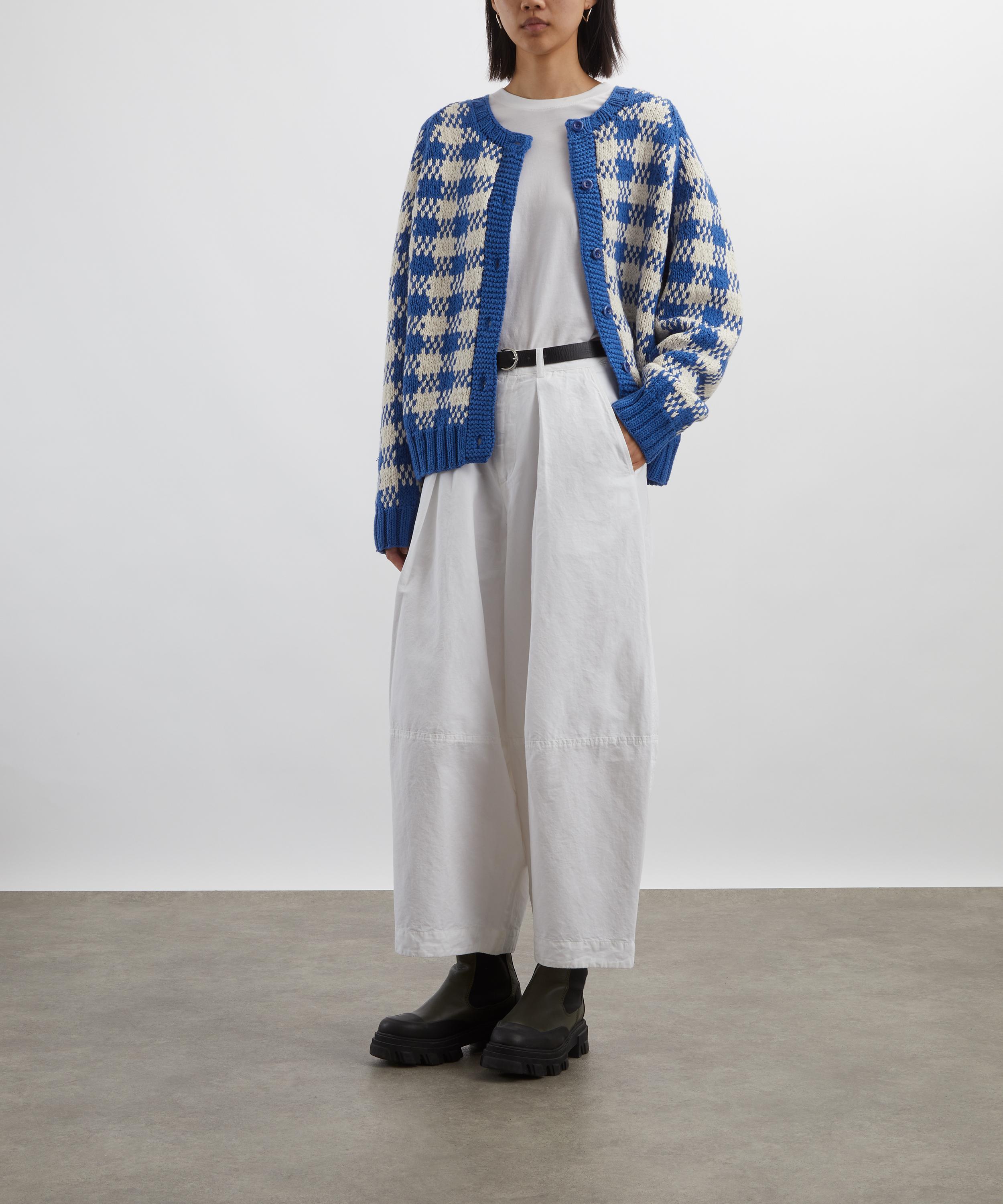 YMC - White Deadbeat Trousers image number 1